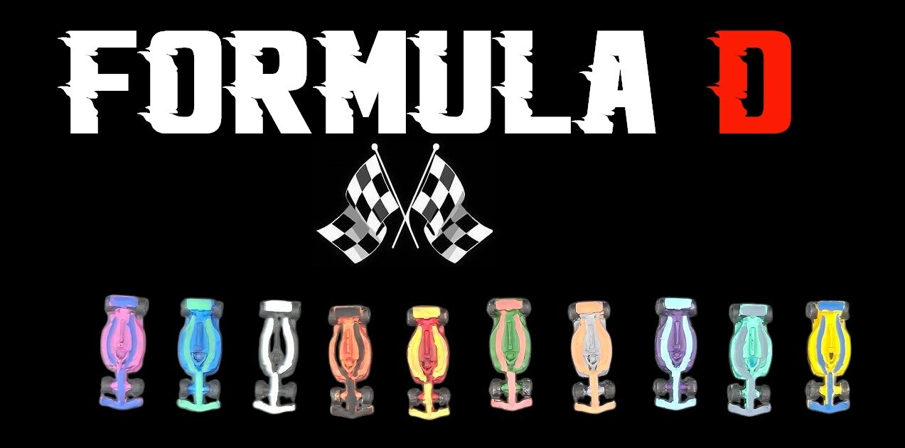 Formula D 10 painted miniature cars F1 / 10 cars F1 (20mm) painted