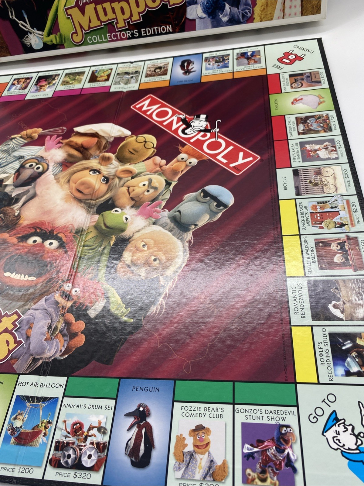 The Muppets Monopoly Collector’s Edition Board Game 2003 COMPLETE
