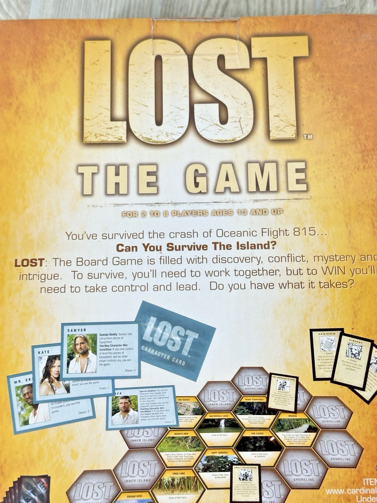 Lost The Game TV Show Board Game Mystery Tribe Victory Conflict Cardinal NEW