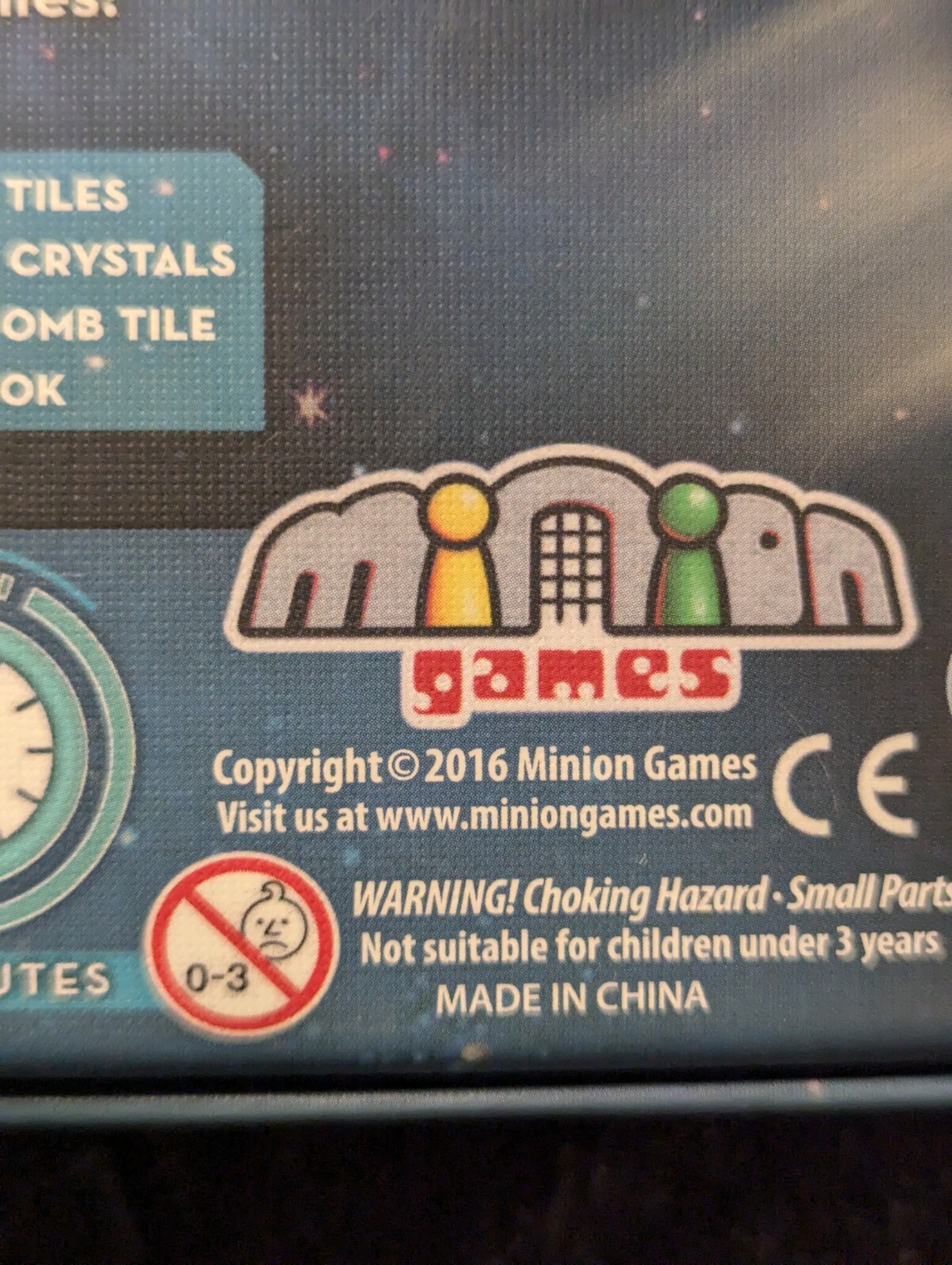 COSMIC KABOOM Board Game 100% COMPLETE 2016