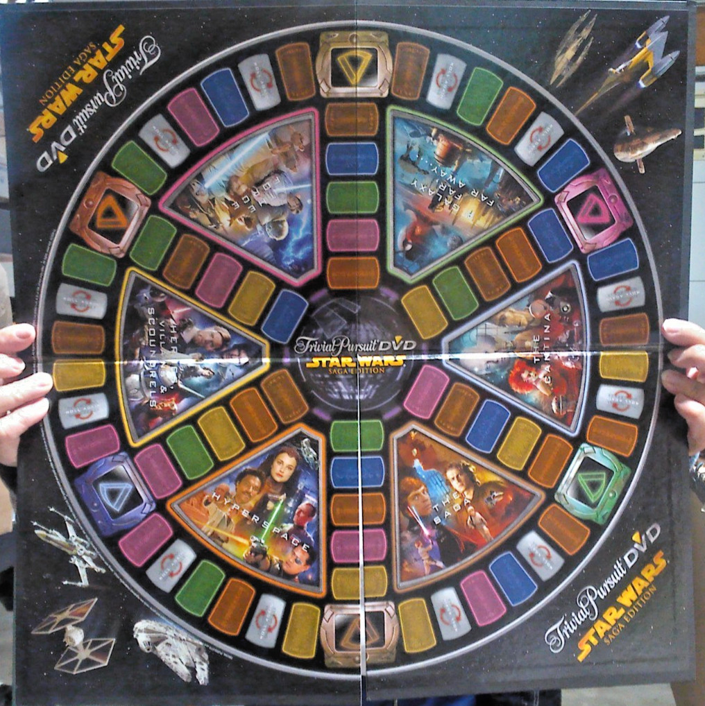 Star Wars Trivial Pursuit DVD Game, Saga Edition, 2005, 100% Complete