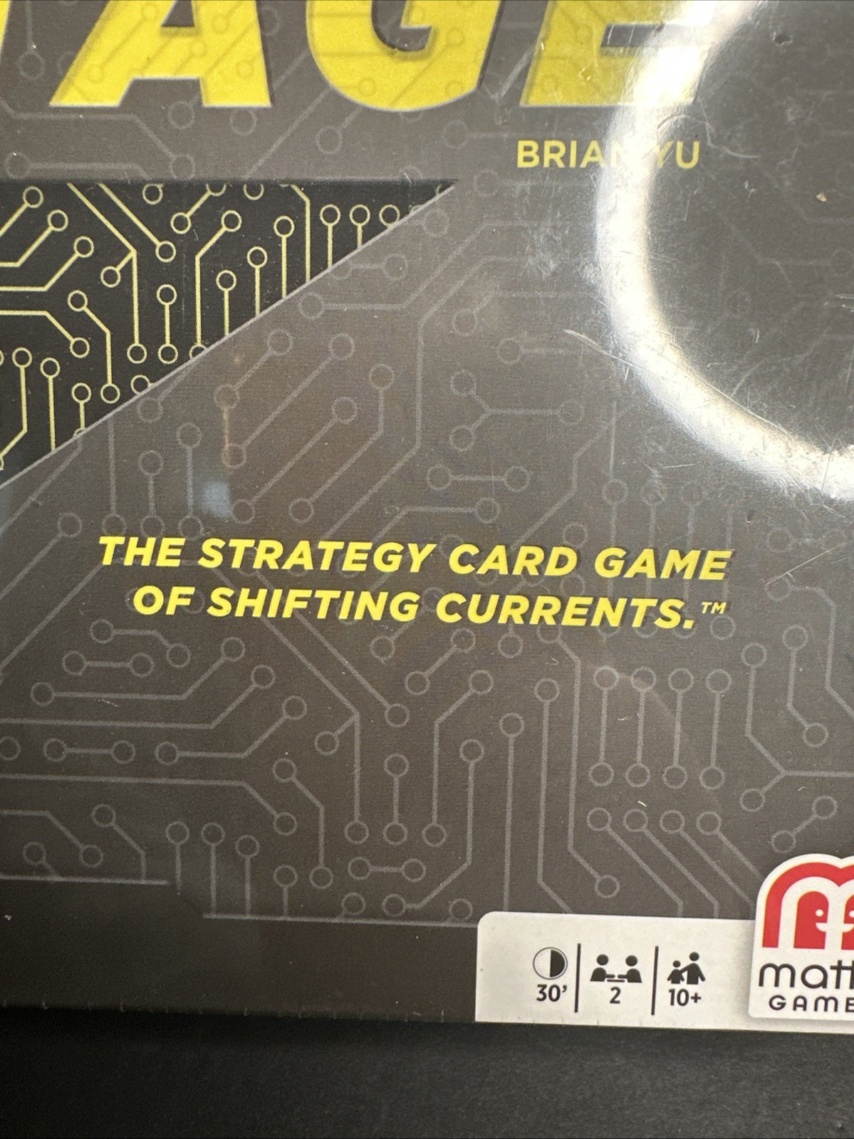 NEW Voltage Strategy Card Game Mattel 2 Player Fast Paced Board Game Sealed