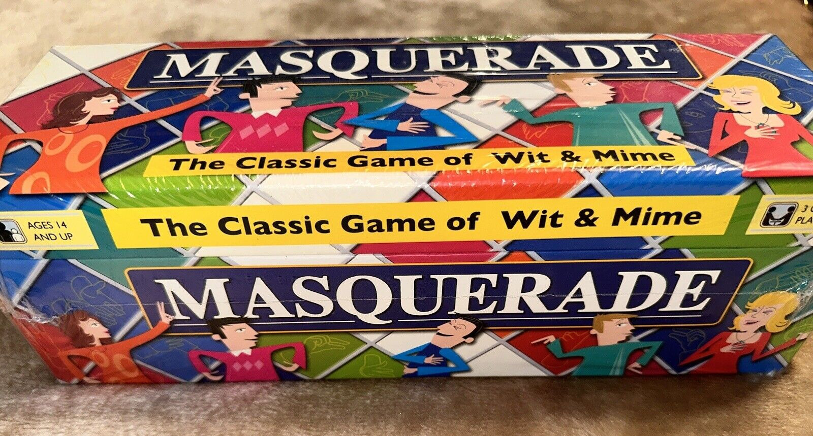 New Cheatwell Games Masquerade Classic Game of wit Mime 3+ players Age 14 and up