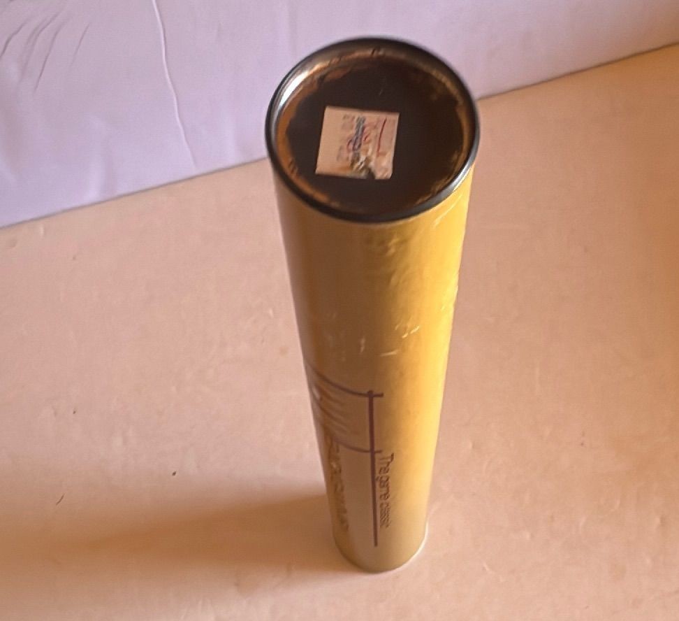 Vintage Backgammon Tube Game Merchant 254 Wilmington Delaware Complete