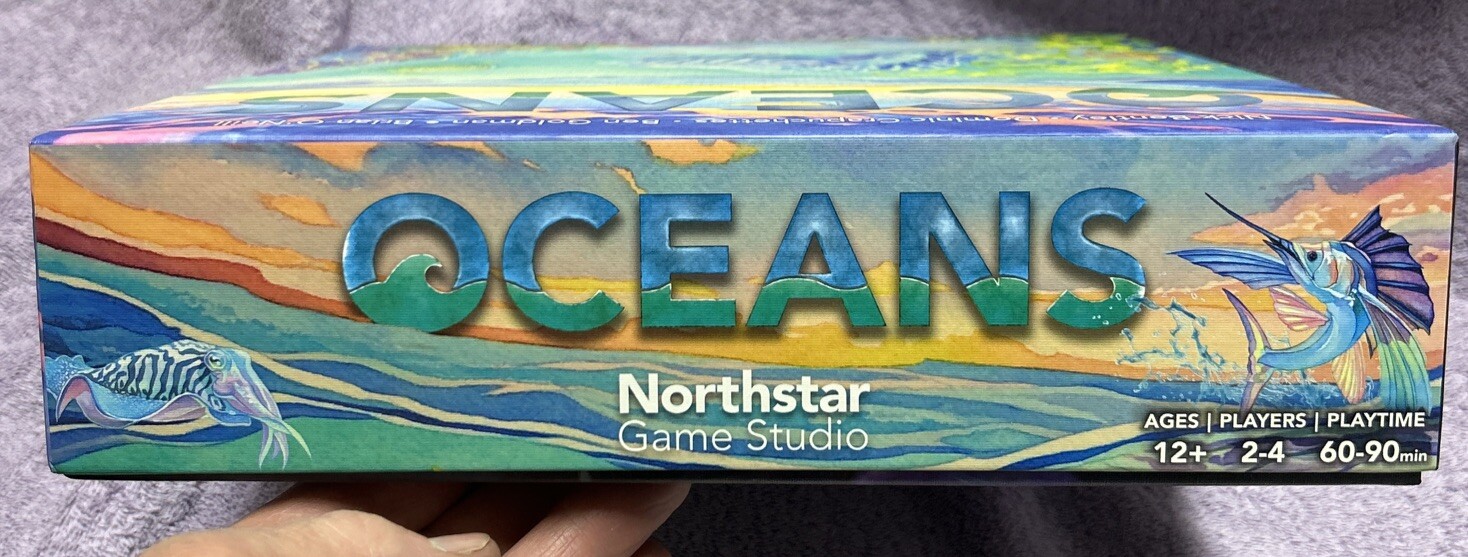 OCEANS, North Star Games 2019 Board Game (Limited Ed) Complete Excellent Shape!