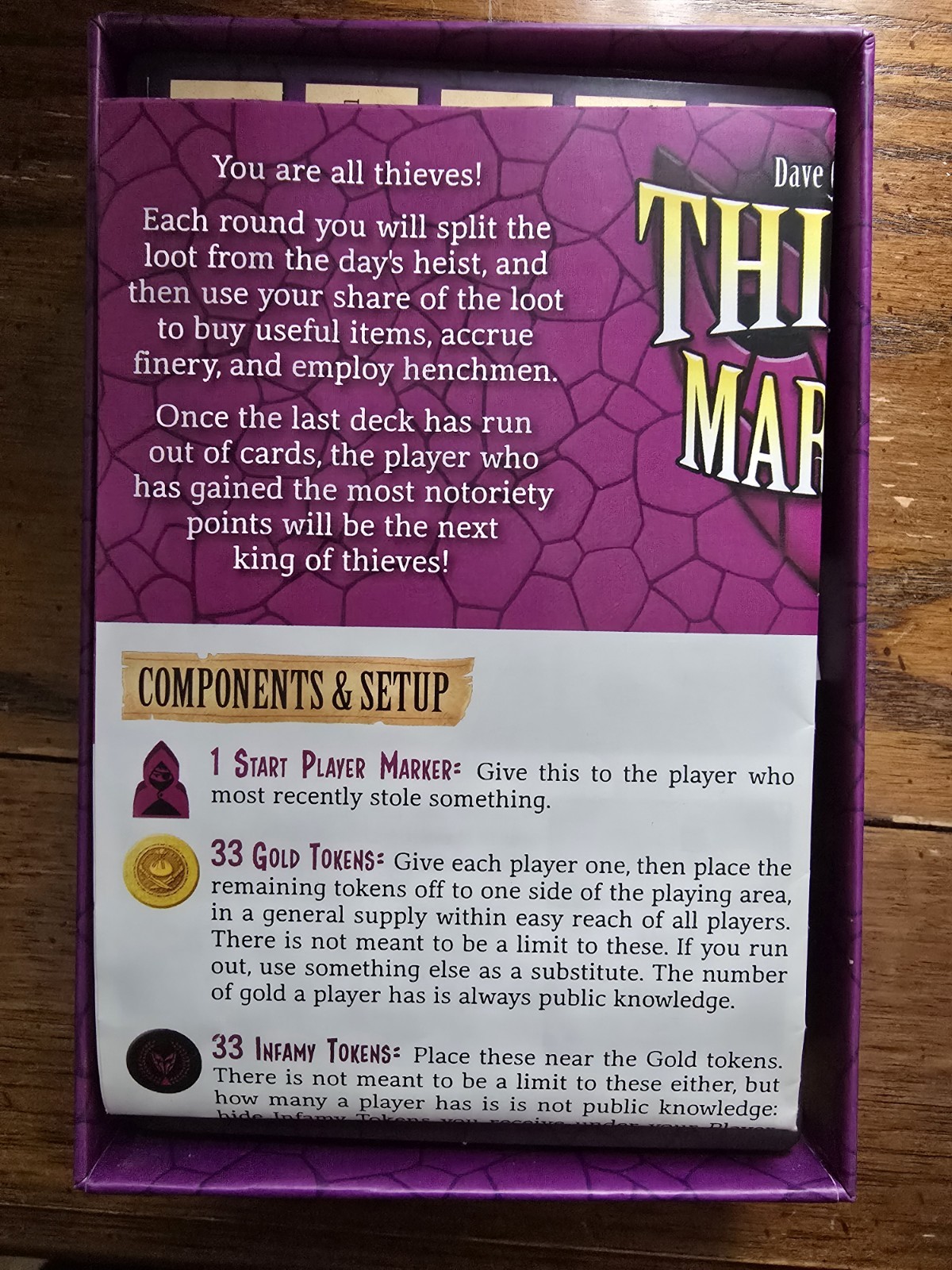 TMG Thief’s Market Dice Card Game 3 – 5 Players Ages 14 +