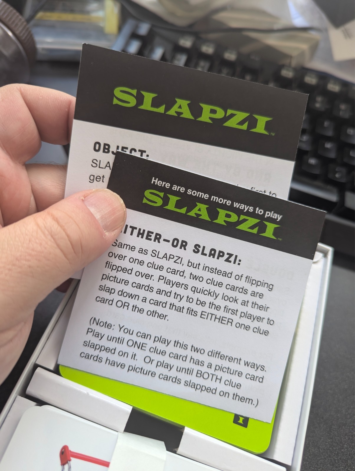 SLAPZI Fast Matching Card Slapping Card Game 100% COMPLETE 2024