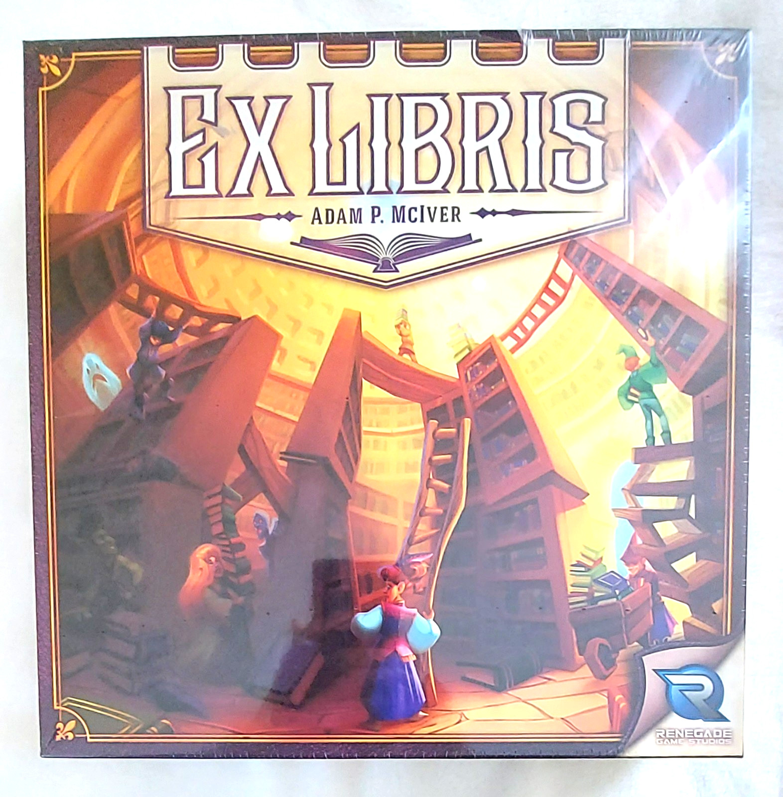 Ex Libris Board Game: Strategy Adam P. McIver, Ages 10+ New, Sealed