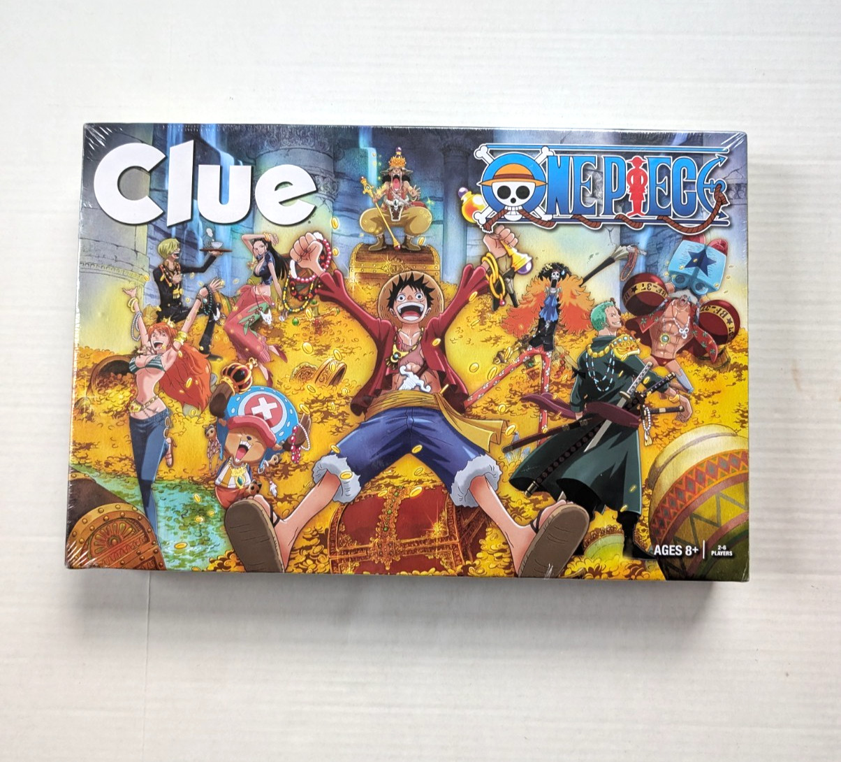 One Piece Clue Board Game Sealed Hasbro USAopoly Anime Shonen Jump