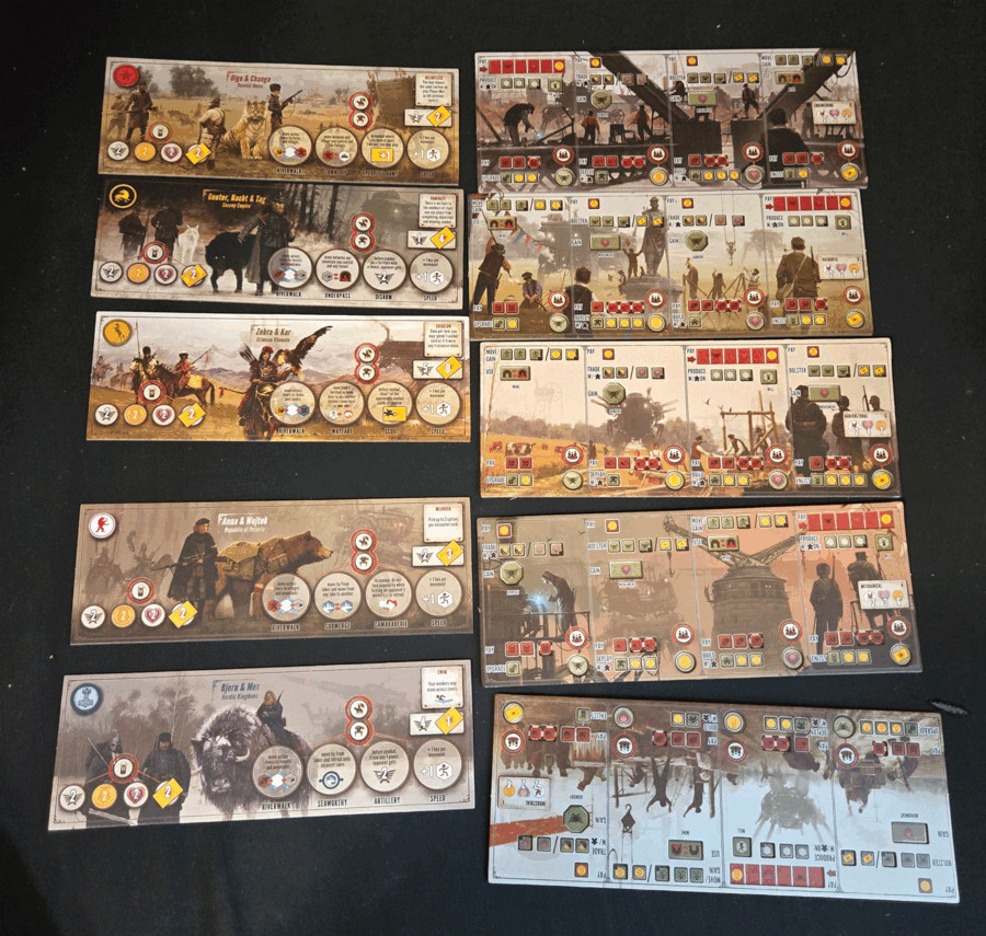 Stonemaier Games Sycthe Strategy Board Game 1-5 Players Complete