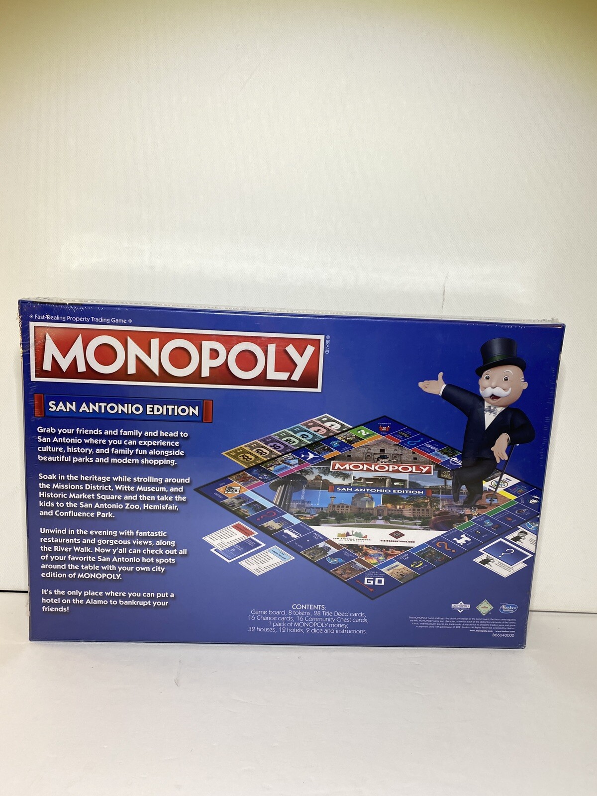 Monopoly San Antonio edition Includes a Free Top Trumps Card Sealed Game Night