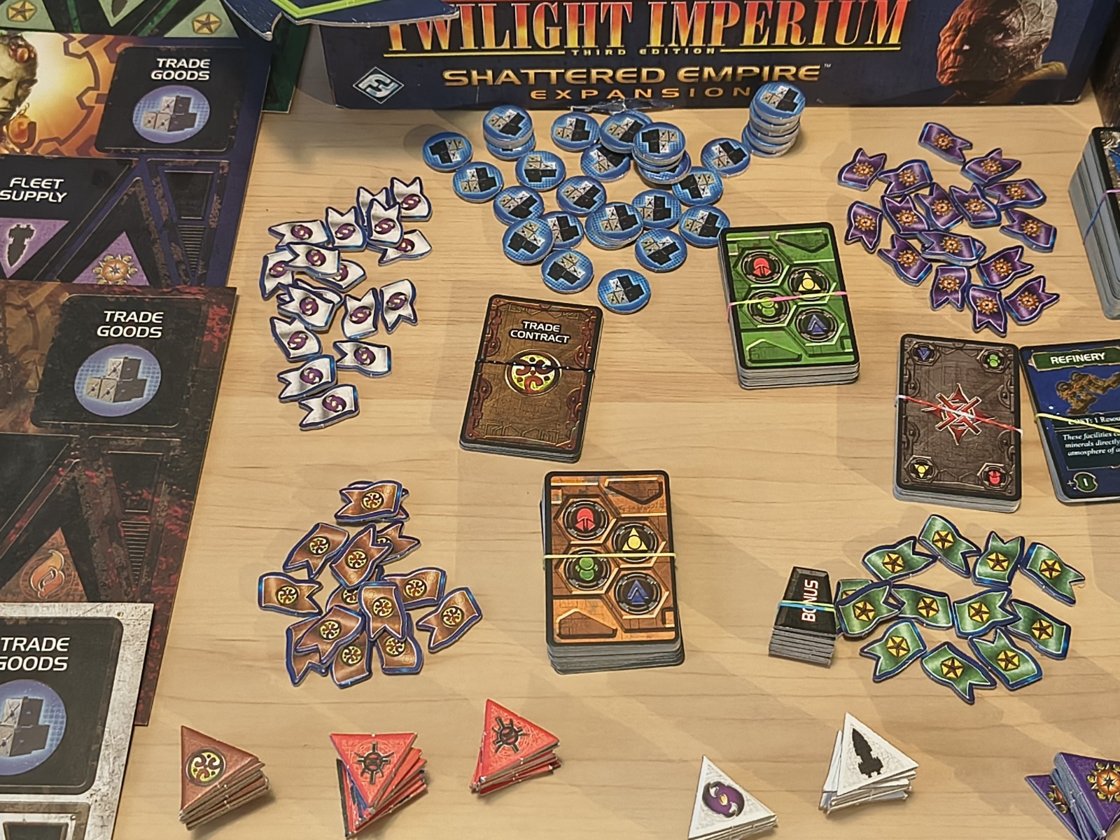Twilight Imperium Third Edition Shattered Empire Expansion Missing A Few items