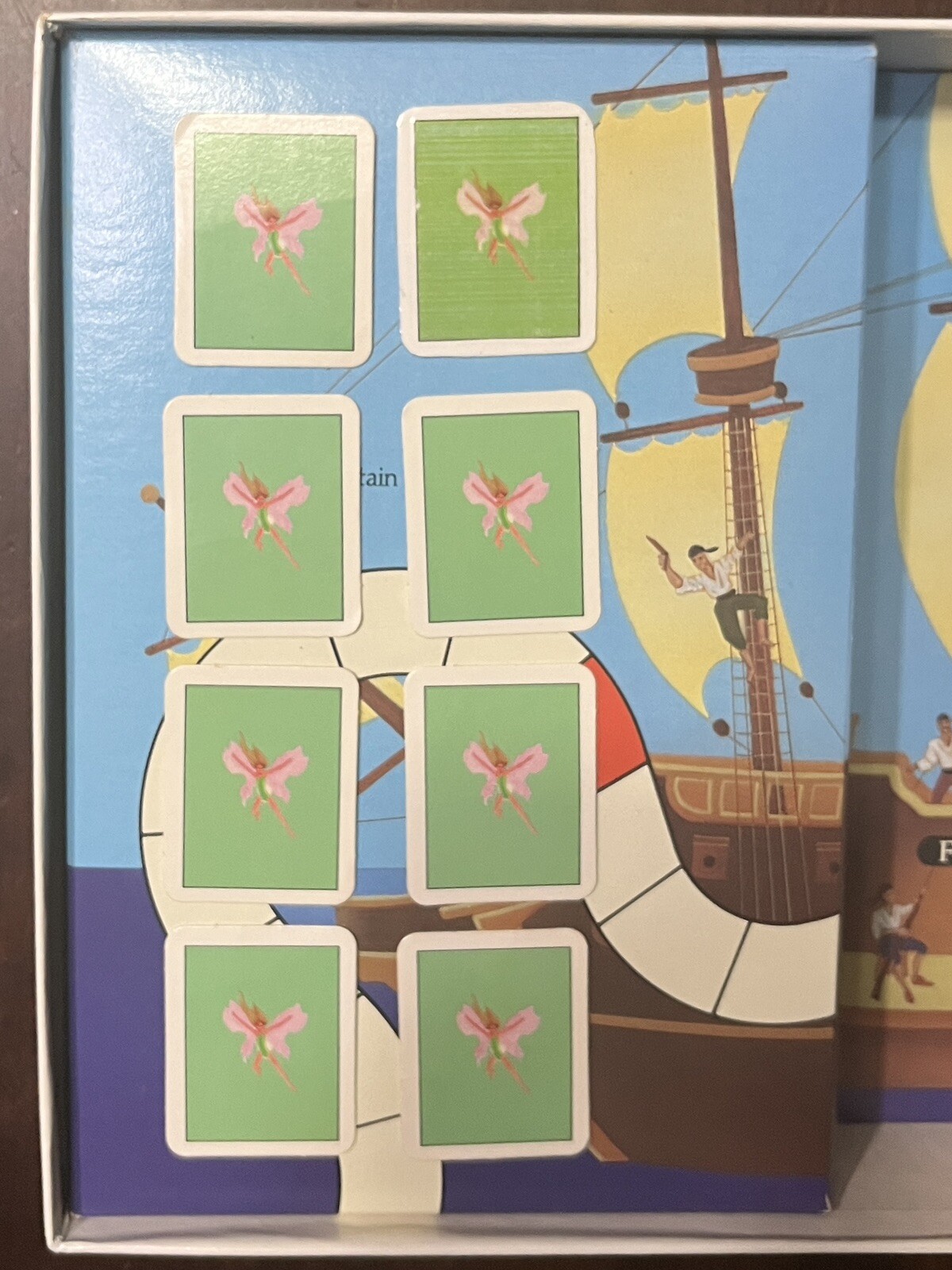 1990 University Games the Peter Pan Board Game Complete See Description