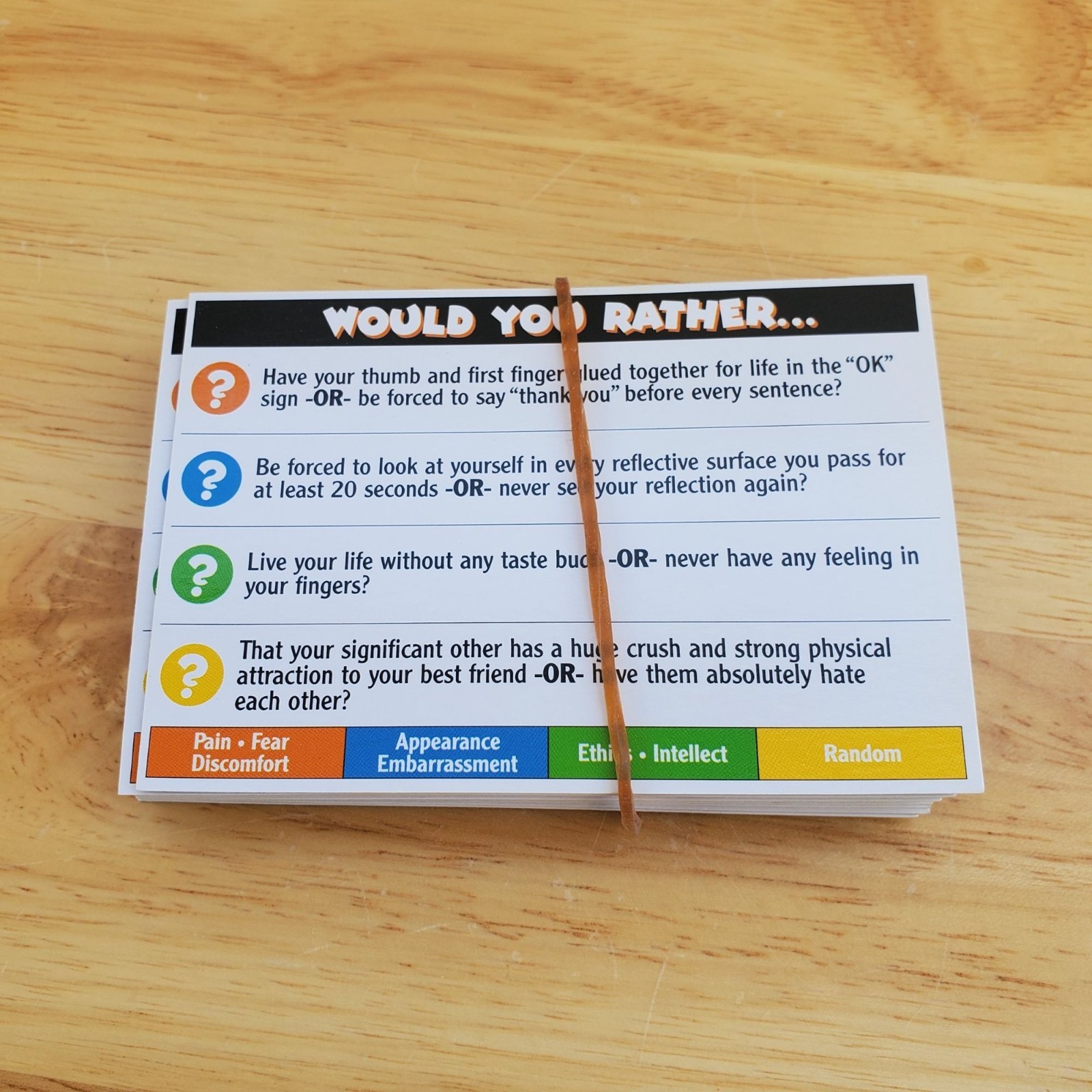 Would You Rather Card Game Zobmondo 160 Questions Ages 12 And Up Fun Icebreaker