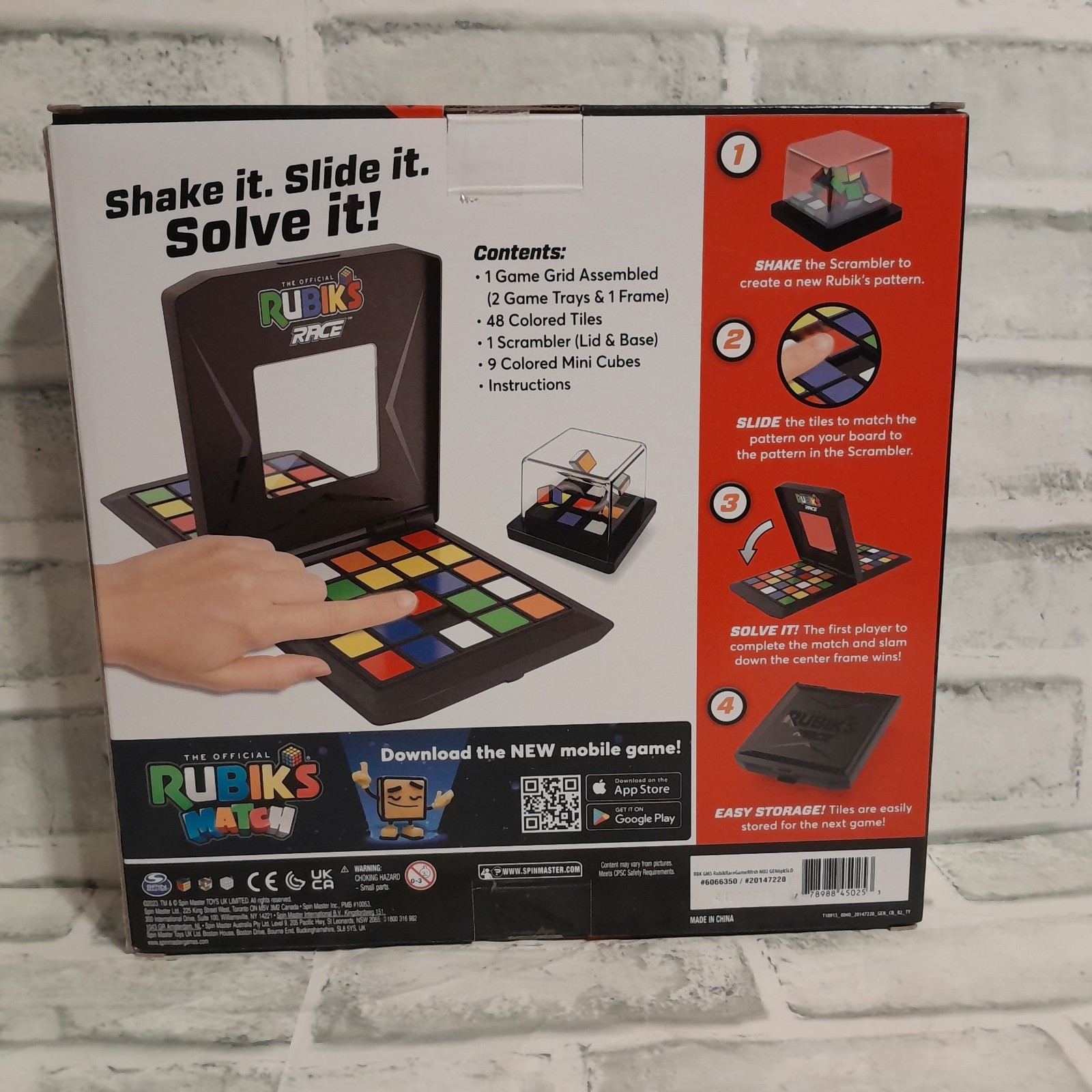 Rubik’s Cube Rubik’s Race Classic Fast Paced Puzzle Strategy Sequence Board Game