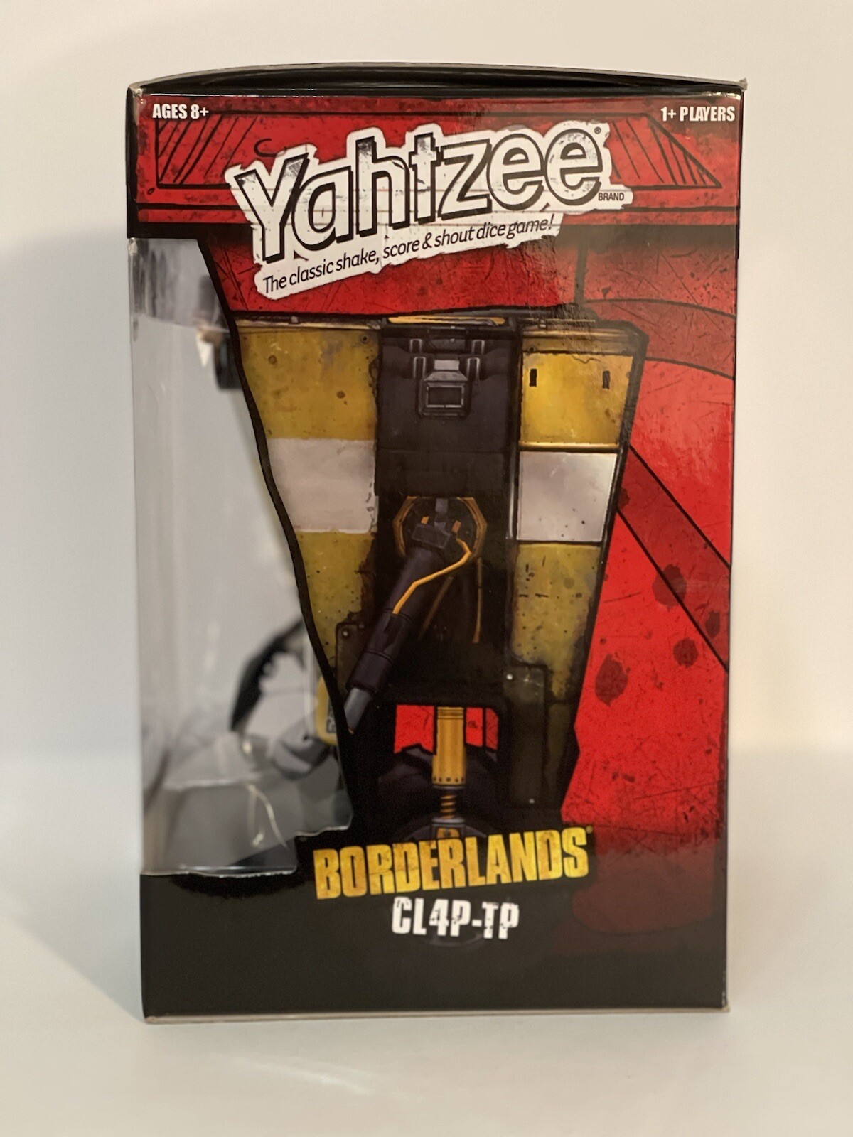 Claptrap Figure Borderlands Hasbro Yahtzee Game Complete