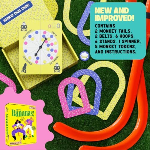 It’s Bananas! The Monkey Tail Game – Funny, Fun Party & Family Game for Kids,…