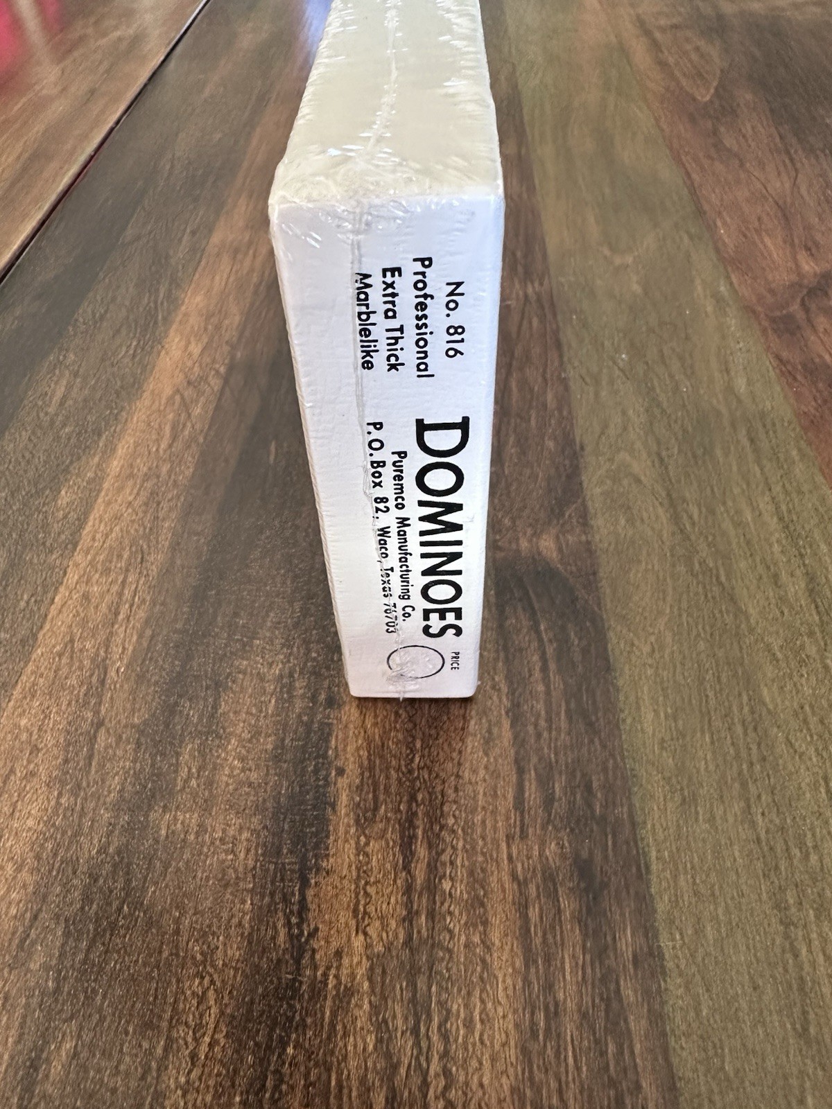 Puremco Professional Extra Thick Marblelike Dominoes No. 816 New Sealed!!!!!