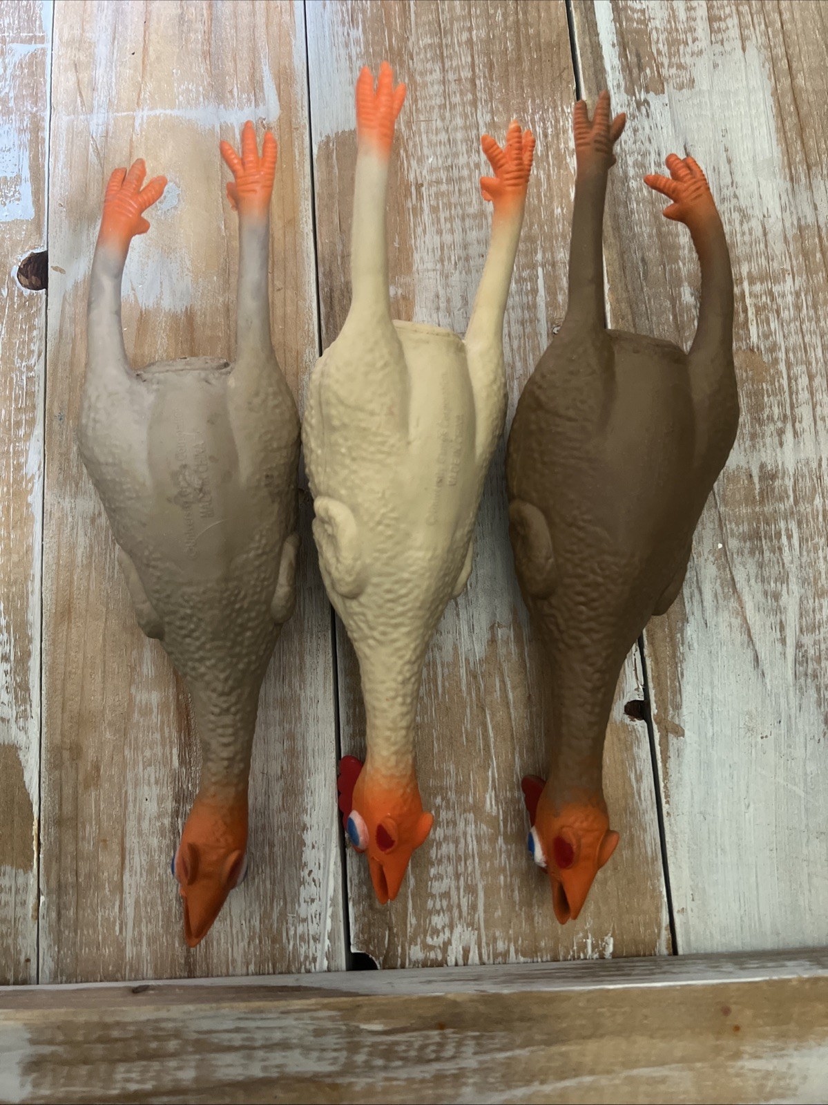 University Games Corporation Rubber Chicken Replacement Game 8 Inches Lot Of 3