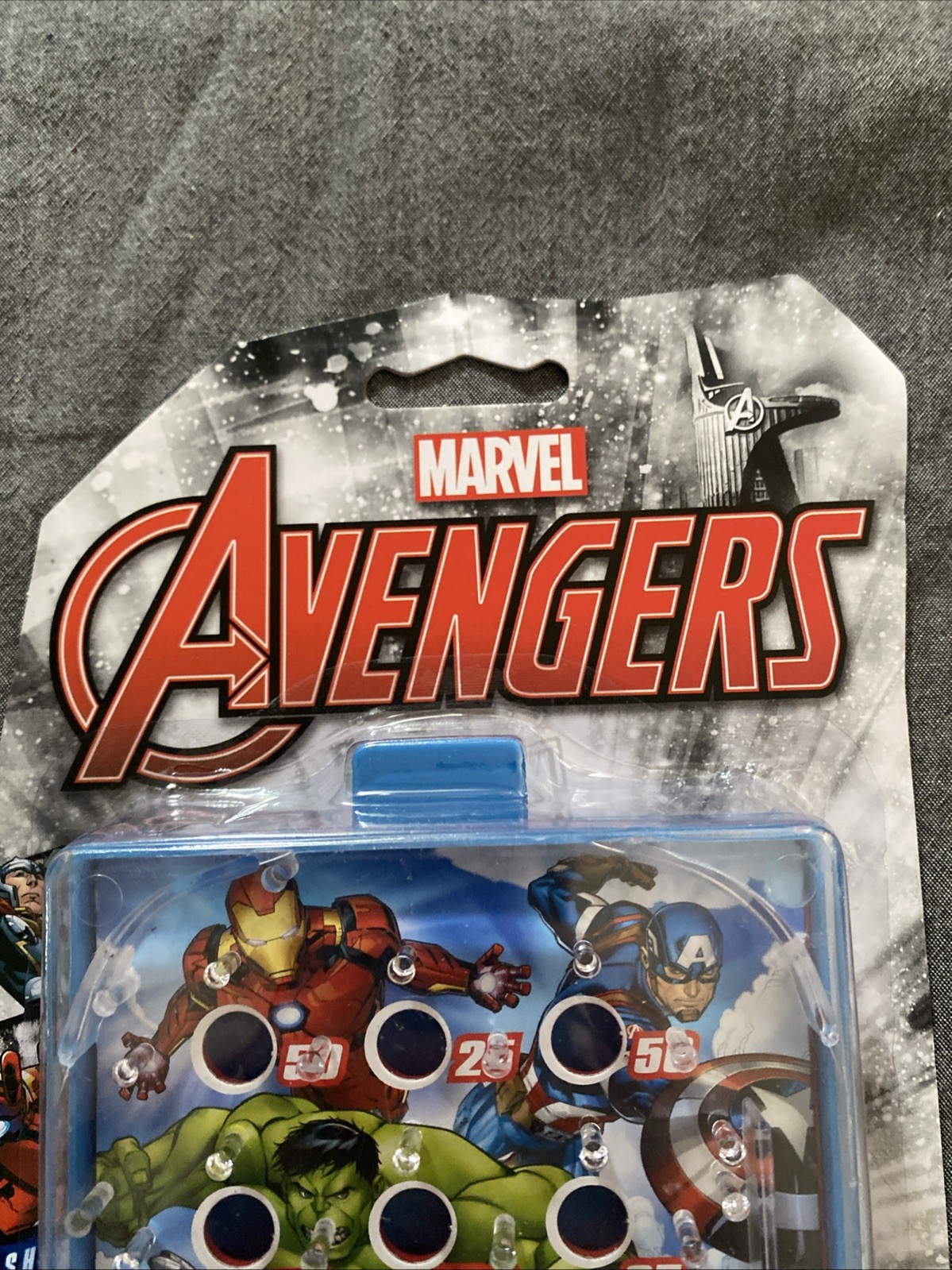 Marvel Avengers Pinball Travel Game Easter Basket Gift Birthday