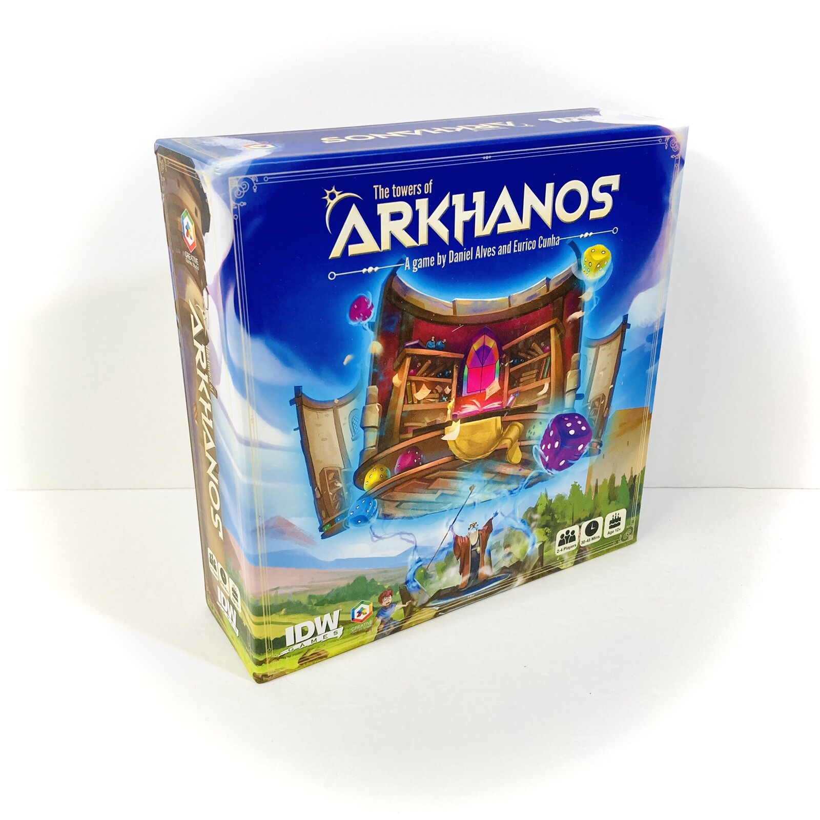 THE TOWERS OF ARKHANOS BOARD GAME idw English Multilingual 2019 oop COMPLETE EUC