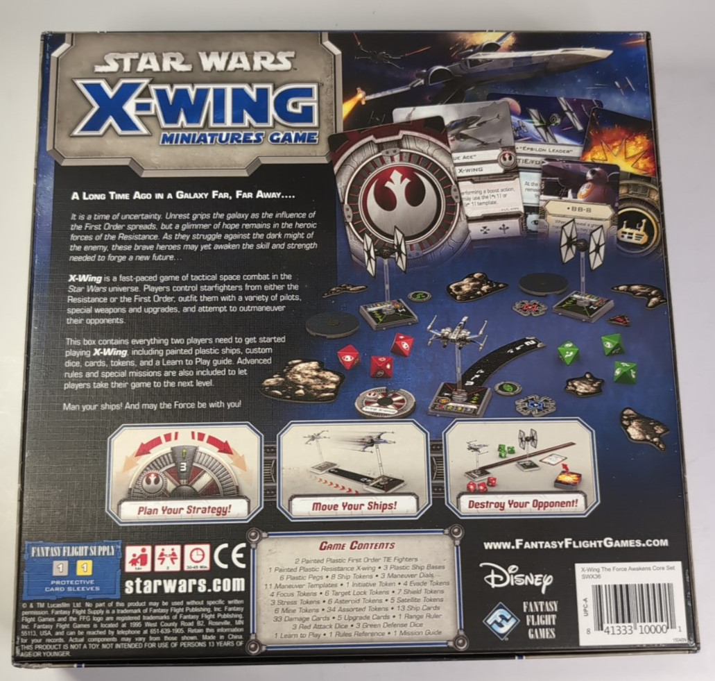 Star Wars X-Wing Miniatures Game Core Set Fantasy Flight Game (SWX36)