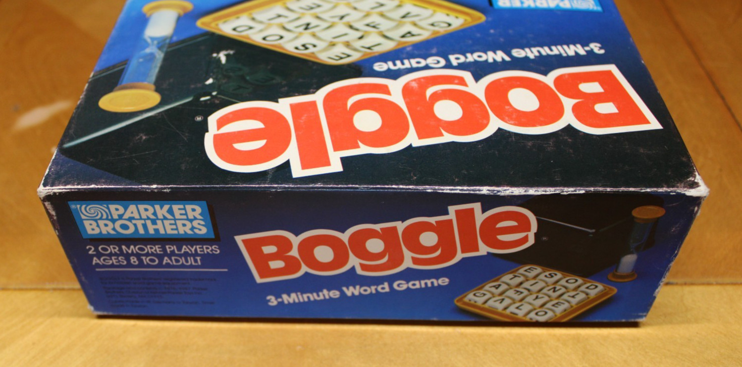 Vintage Boggle Hidden Word Game 1987 Parker Brothers Complete