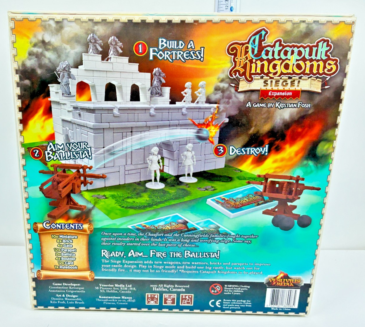 Catapult Kingdoms Base Game & 3 Expansions *NICE SOME NEW & FREE SHIPPING*
