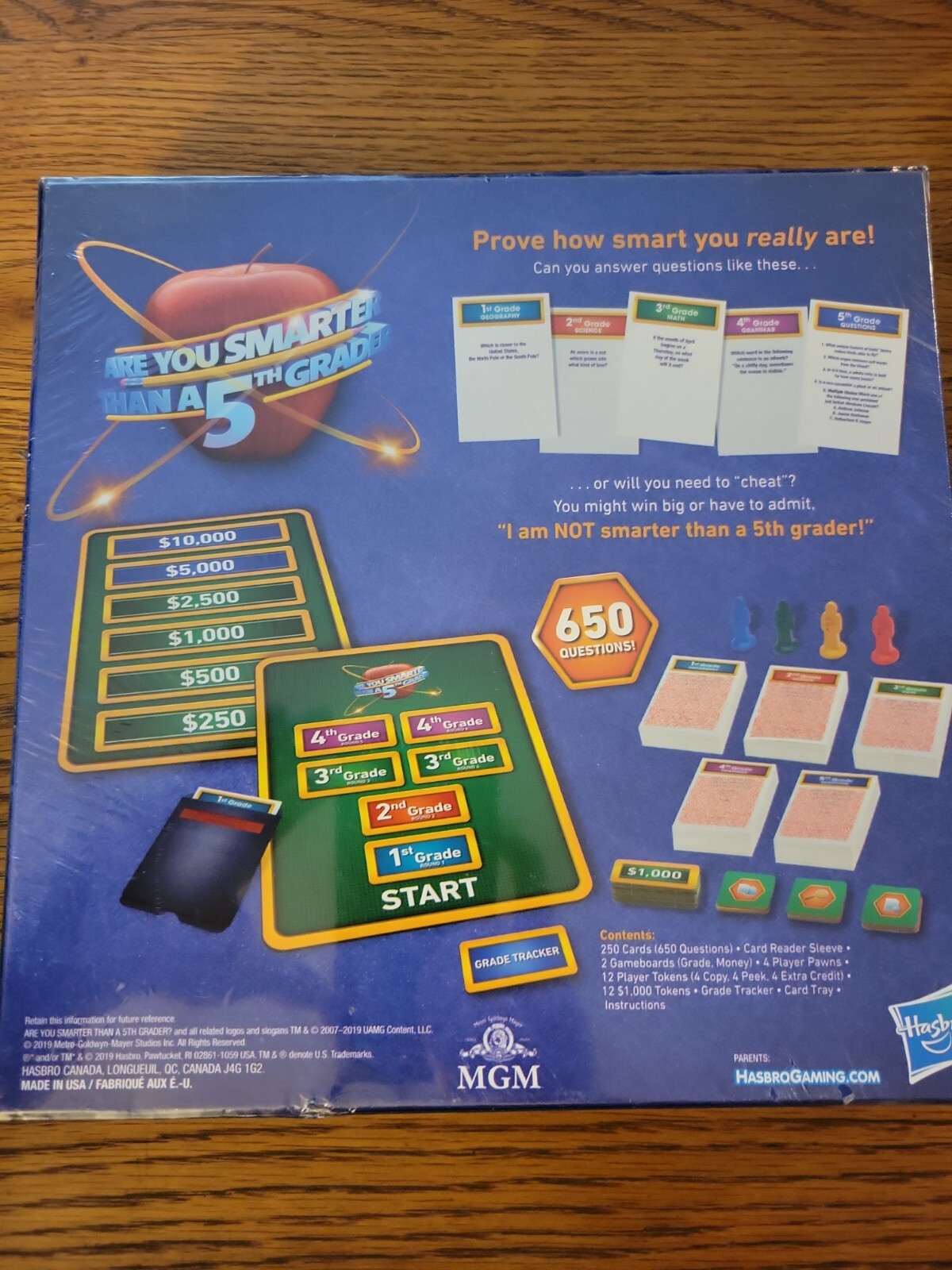 Hasbro Gaming Are You Smarter Than a 5th Grader Board Game for Kids Ages 8 & Up