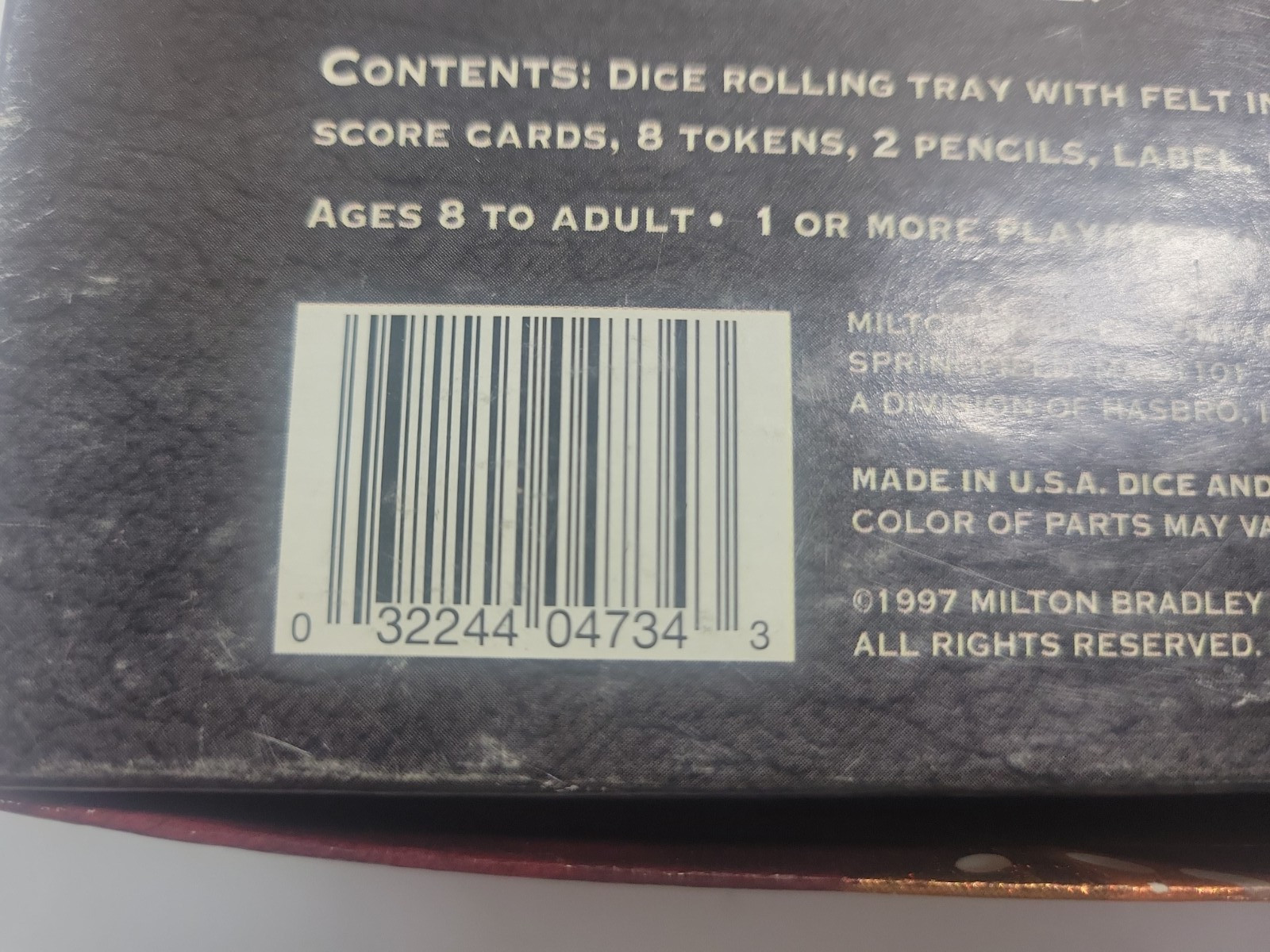 Milton Bradley 1997 Deluxe Edition Yahtzee Complete