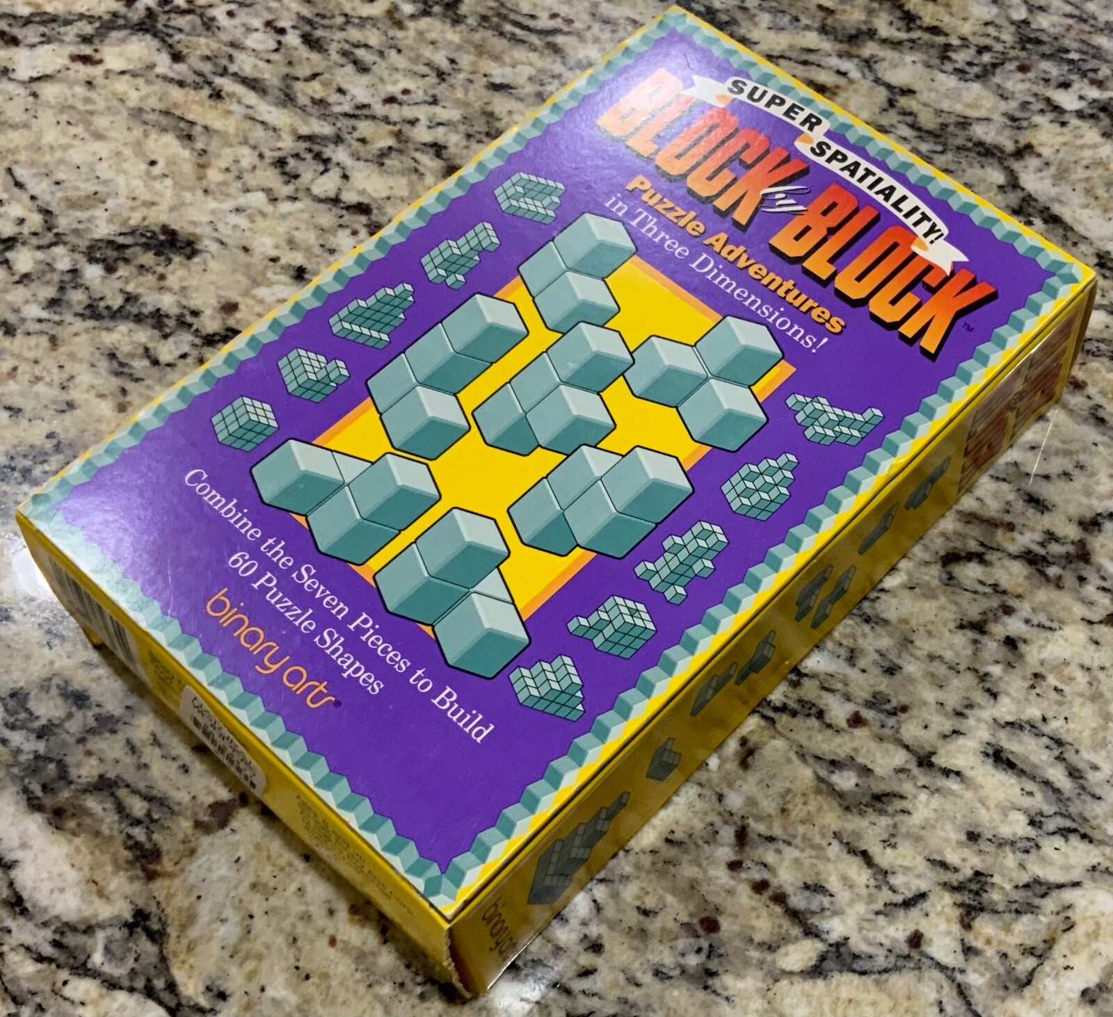 Block By Block Super Spatiality Puzzle Adventures in Three Dimensions Brand New