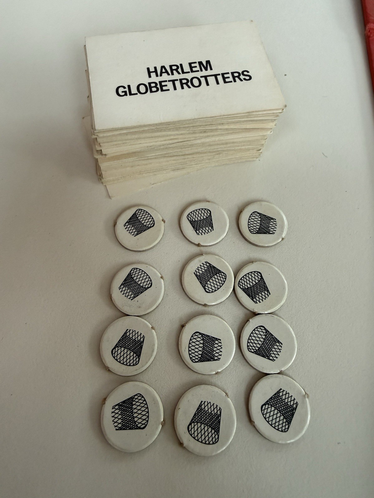 Vintage 1971 Harlem Globetrotters Game Milton Bradley incomplete