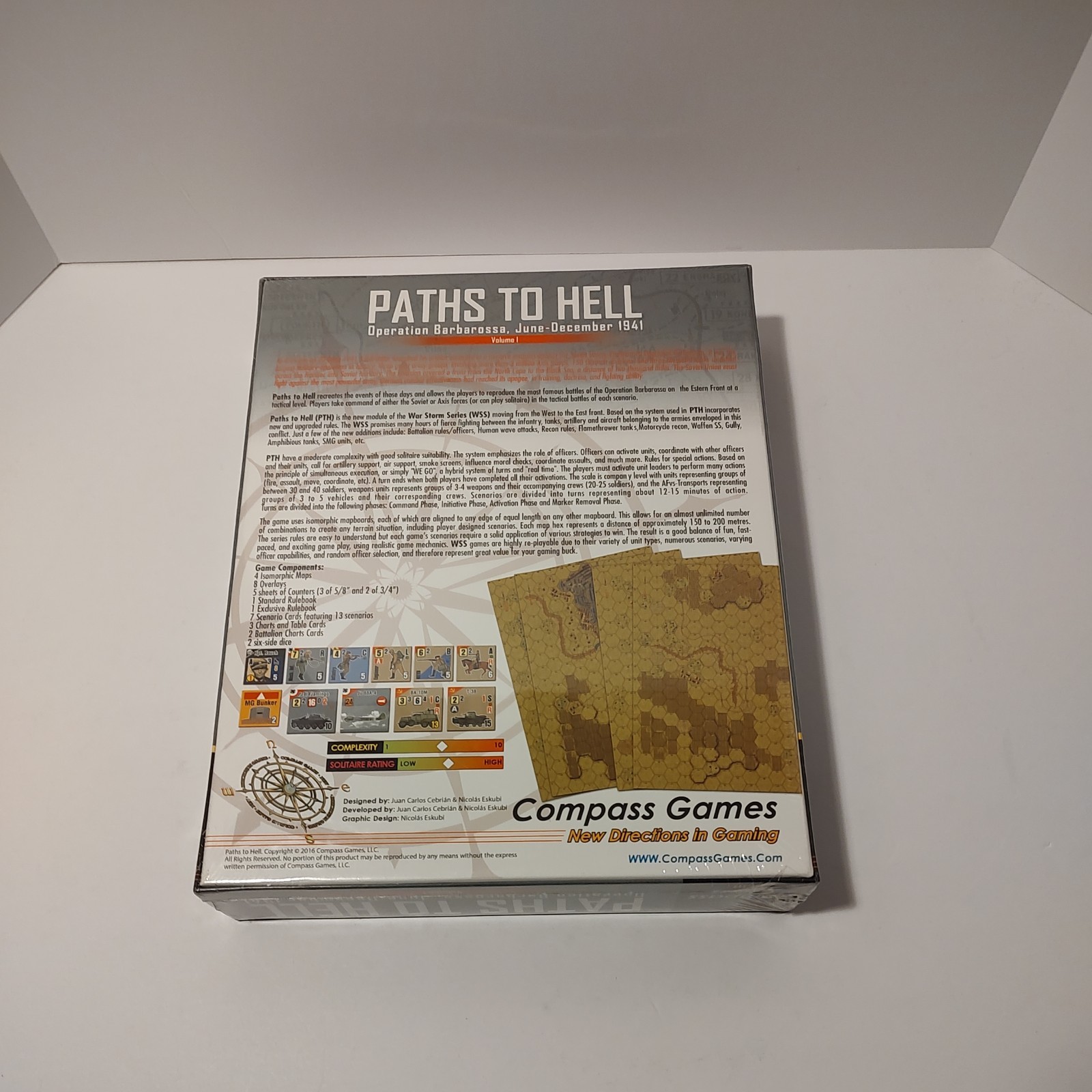Paths To Hell Operation Barbarossa Wargame – Compass Games – SEALED