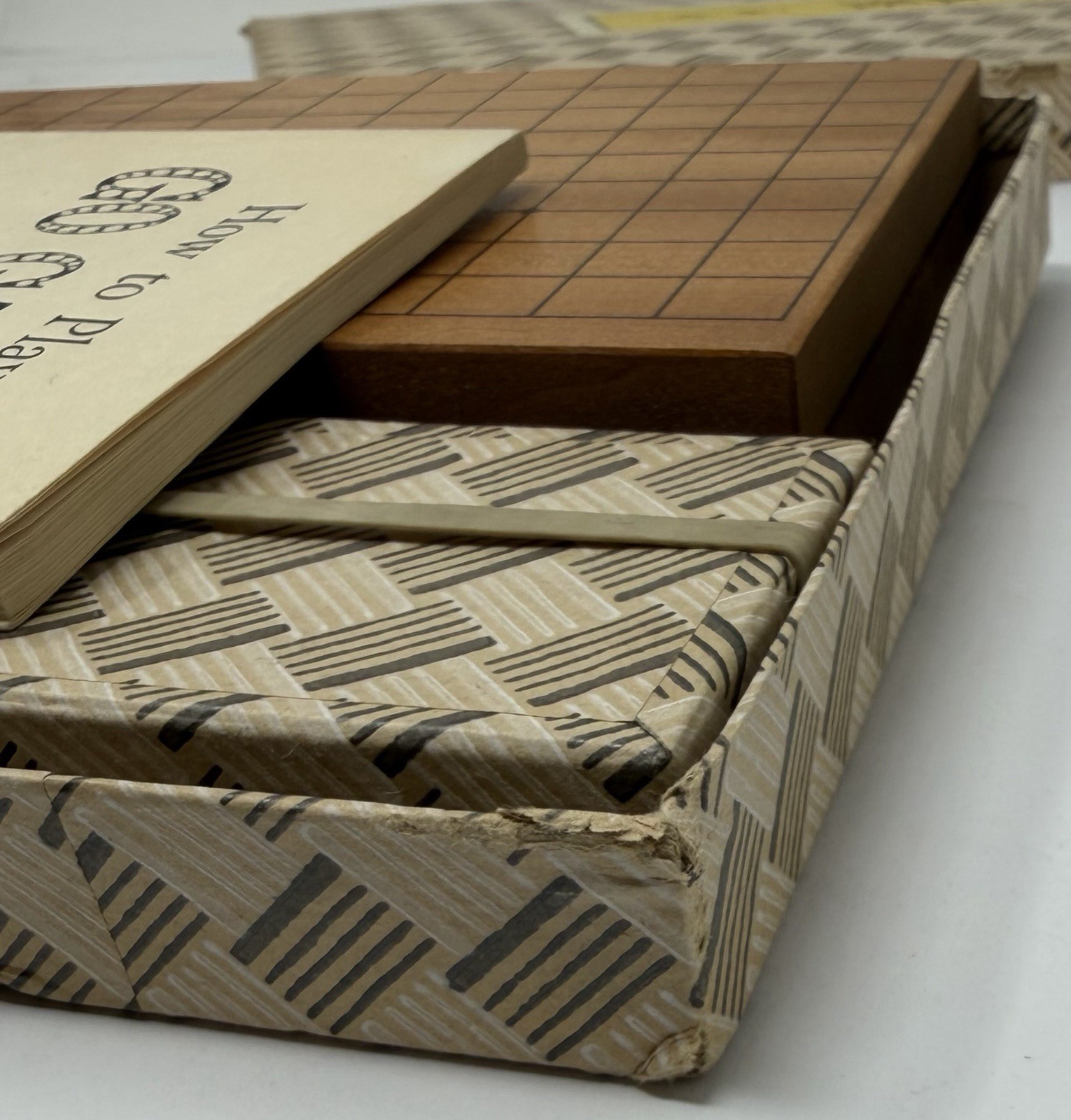 Vintage 1955 Haruko Kambayashi Go Board Game Rare Tes Center Edition Base Stones