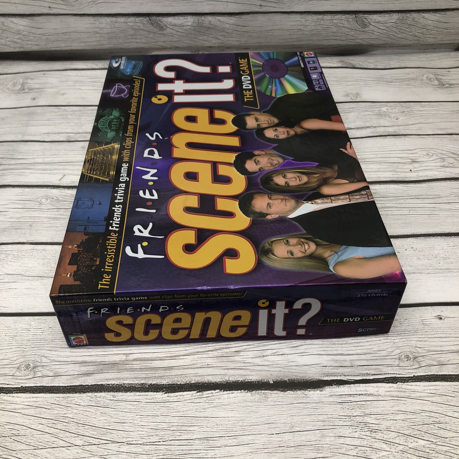 2005 Mattel FRIENDS Scene-It? DVD Trivia Board Game 100% COMPLETE / TESTED Fun!