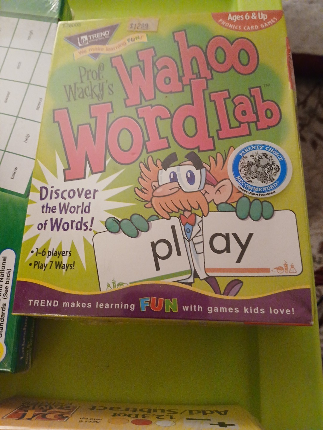 4 New Educational Games 24 Game Primer + – X ÷ Antonyms Bingo Wahoo Word Lab