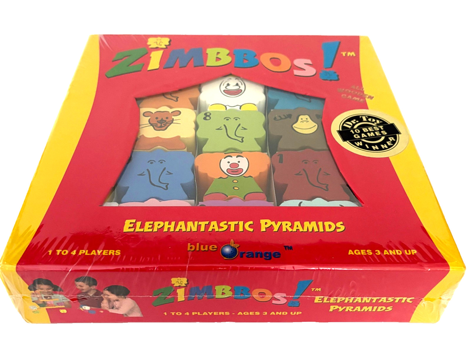 Zimbbos Elephantastic Pyramids by Blue Orange, 2004, 1-4 PLayers Ages 3+. New