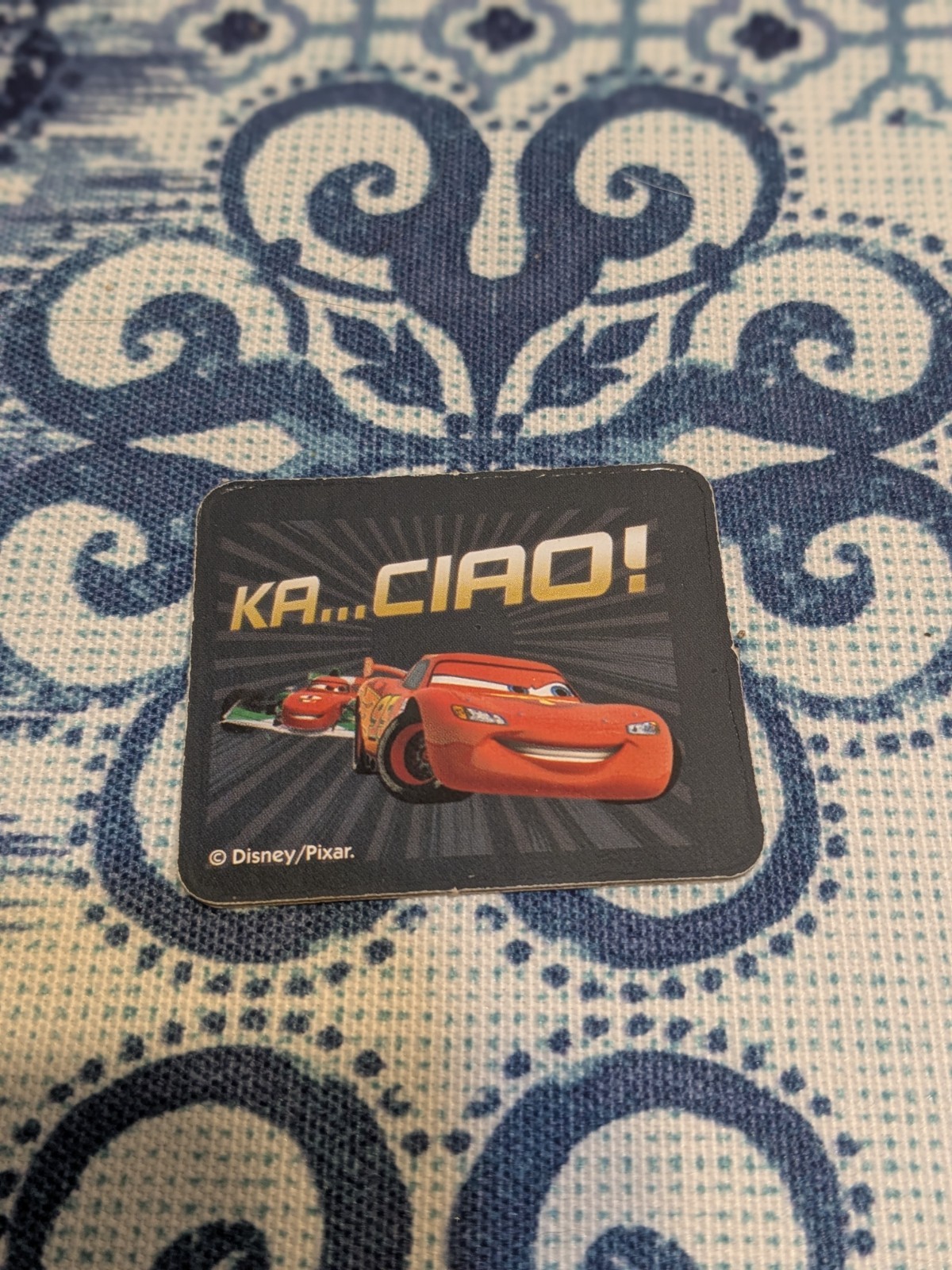 Hasbro Disney Pixar Cars 2 Edition Memory Game Match Missing 1 card 2011