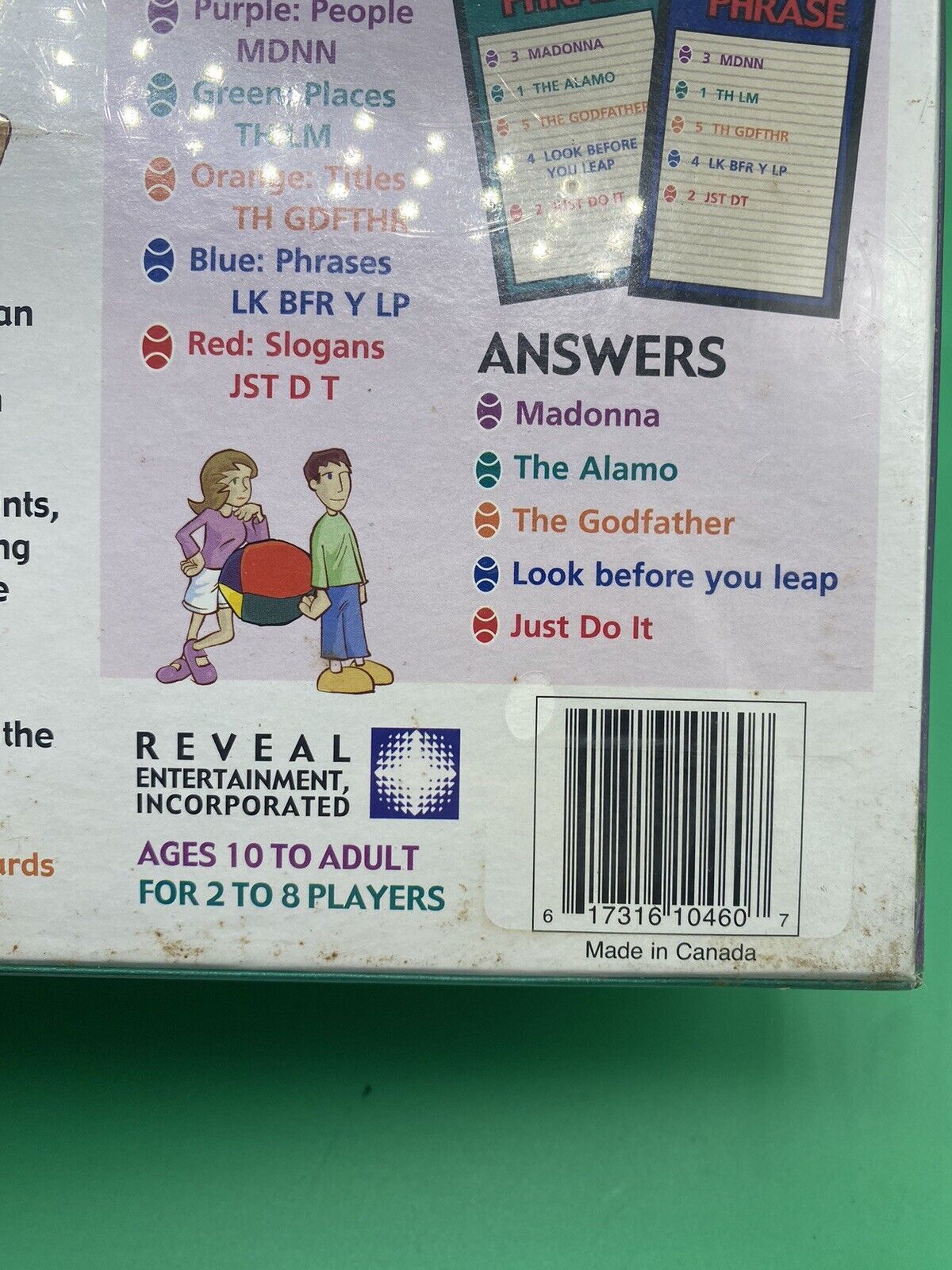 Brand New/Sealed SQUEEZE PHRASE – The Fast-Paced Game of Word Recognition