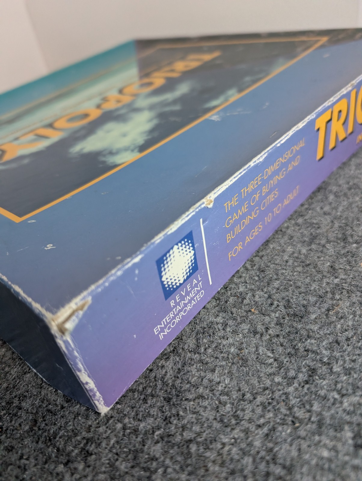 Triopoly Inaugural Edition Board Game (1997, Reveal) Complete 3 Level Monopoly