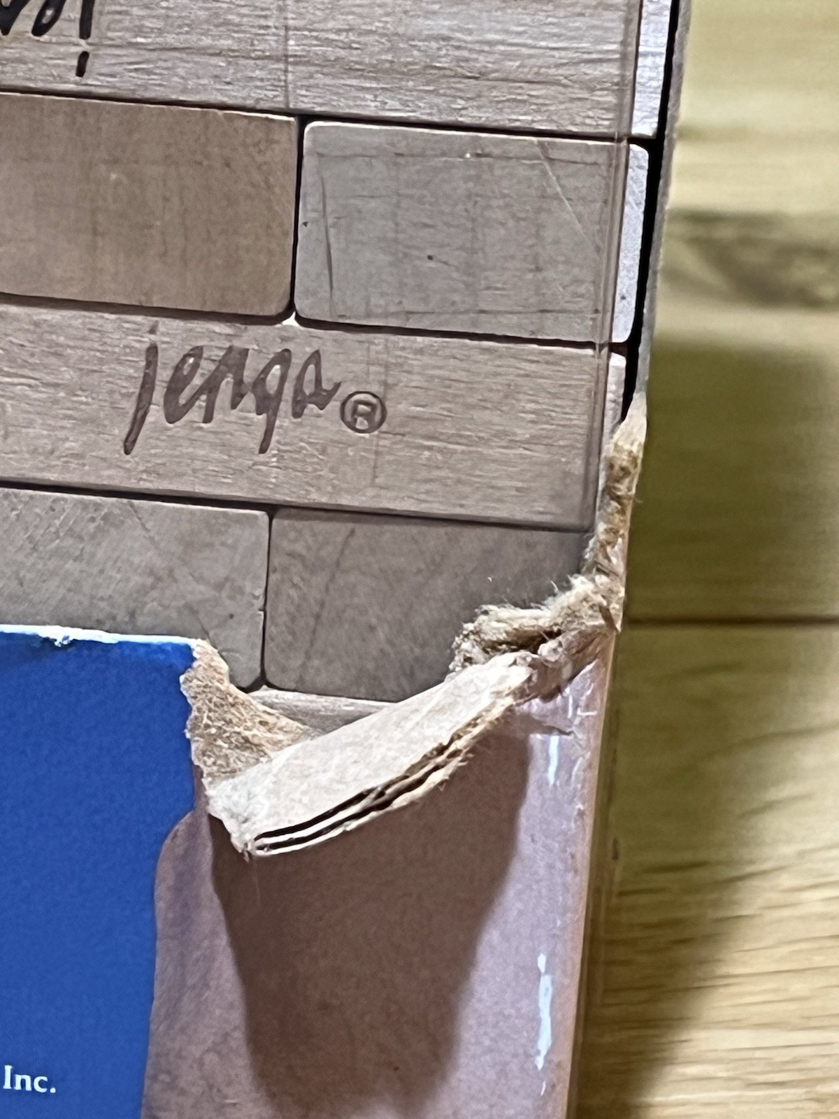 Hasbro Milton Bradley Jenga #4793 1986 Edition