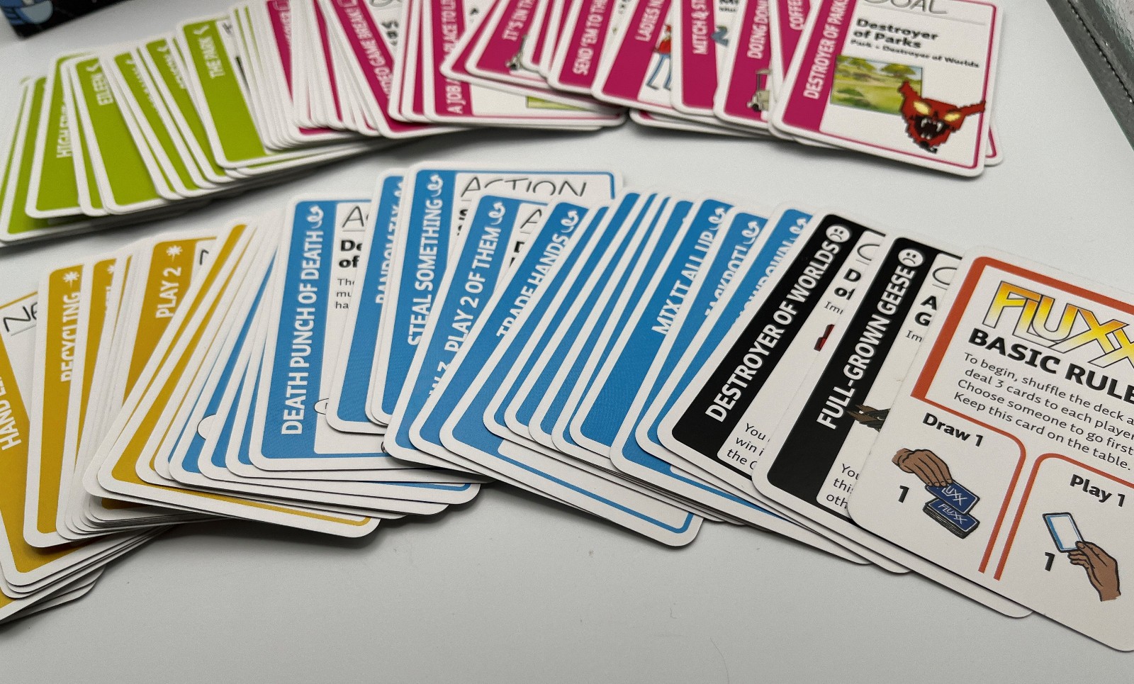 Regular Show Fluxx Card Game Looney Labs 2014 Cartoon Network incl 8 extras READ
