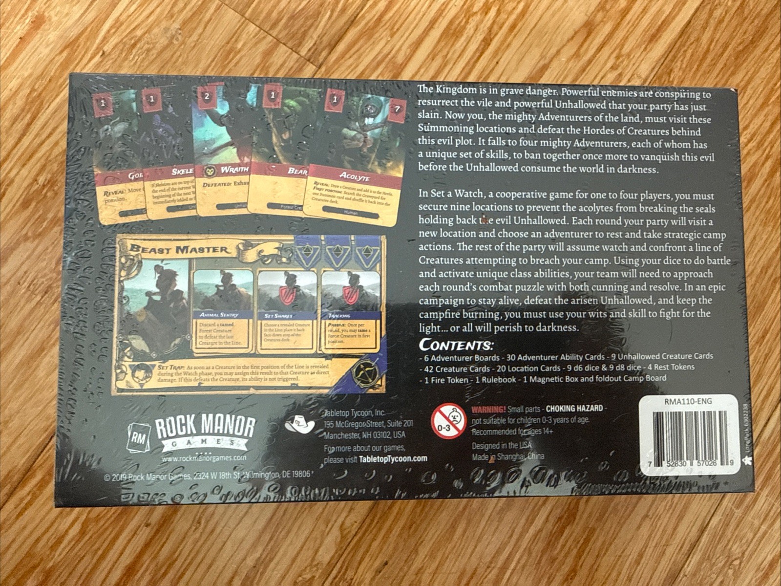 Set A Watch Board Game (Rock Manor Games, 2019) Brand NEW SEALED Todd Walsh
