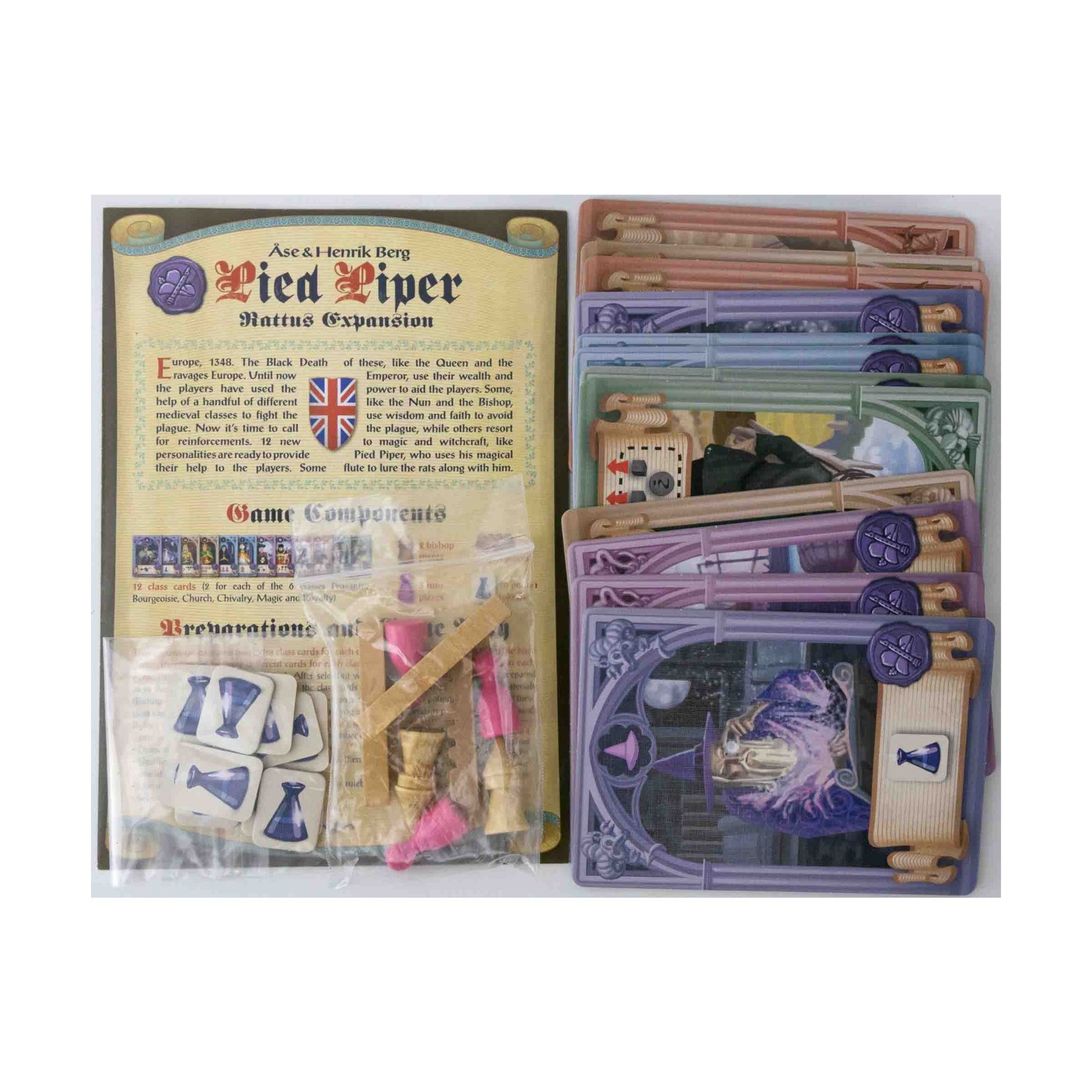 Z-Man Boardgame Rattus – Pied Piper Expansion Bag NM
