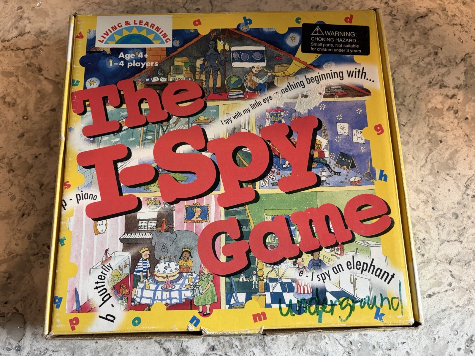 The I-Spy Board Game Living & Learning 1990s – Missing Parent Booklet