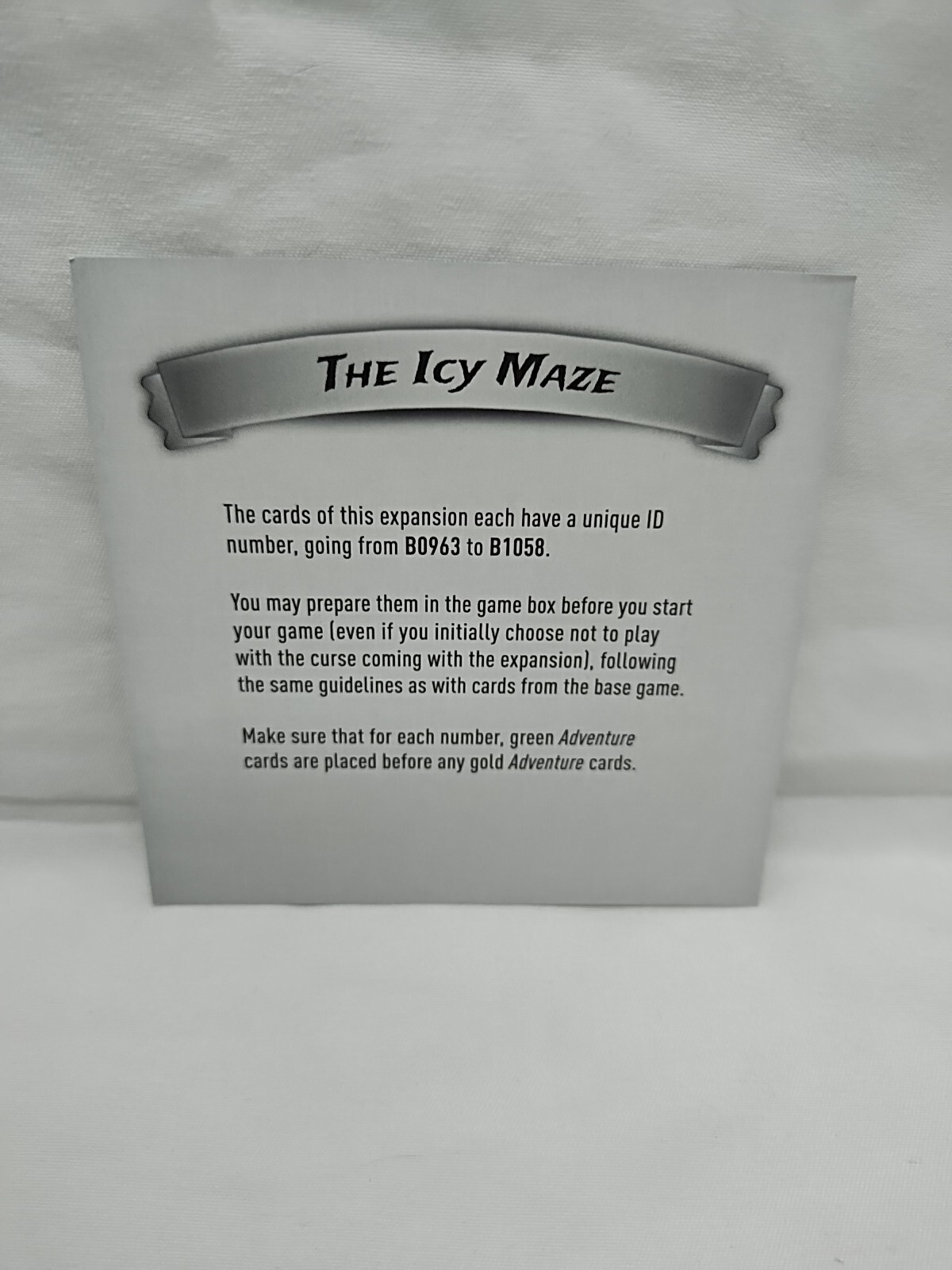 The 7th Continent The Icy Maze Board Game Expansion Complete