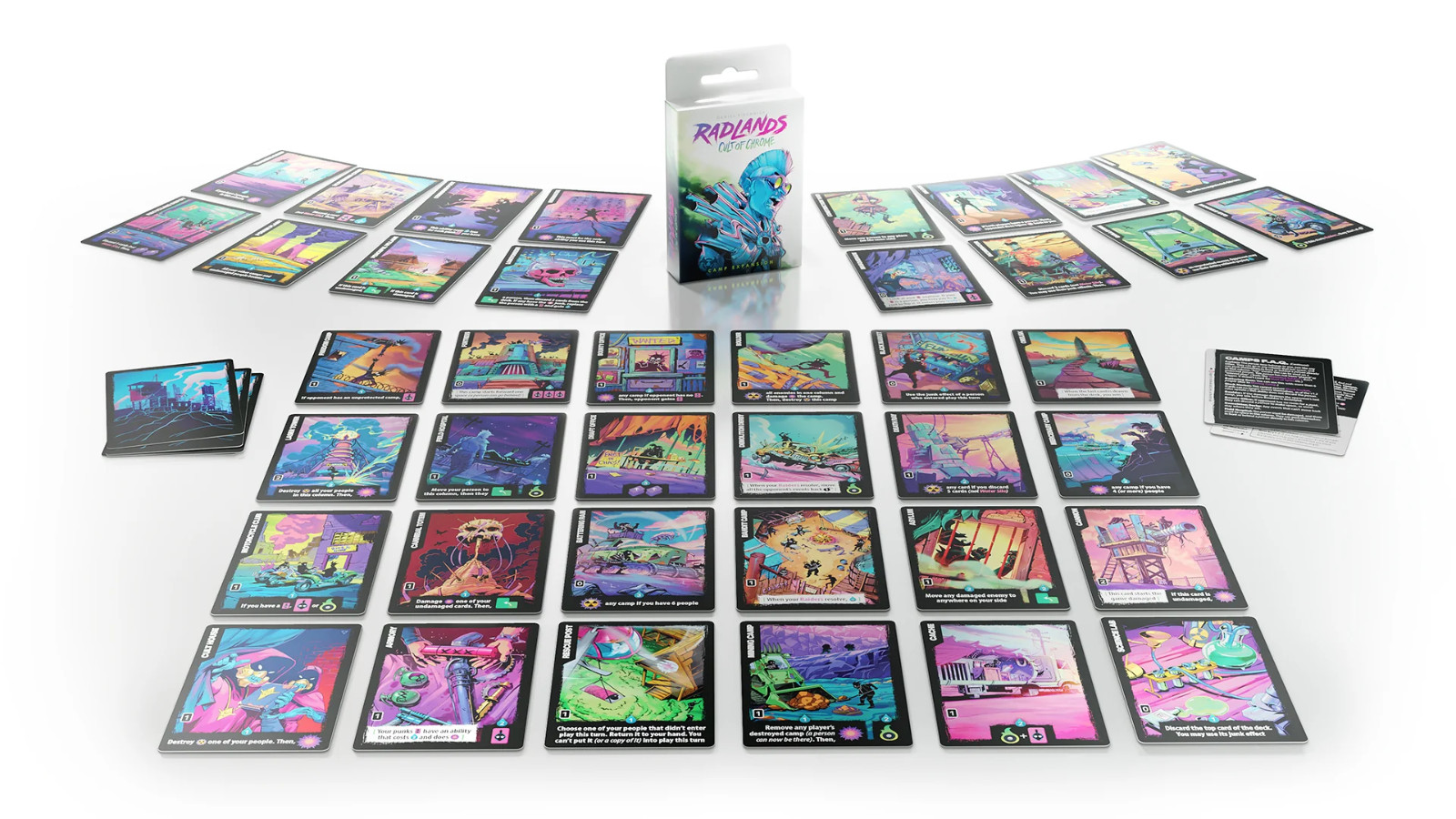 Cult Of Chrome Radlands Expansion (Retail Edition) Card Game 2 Players Roxley