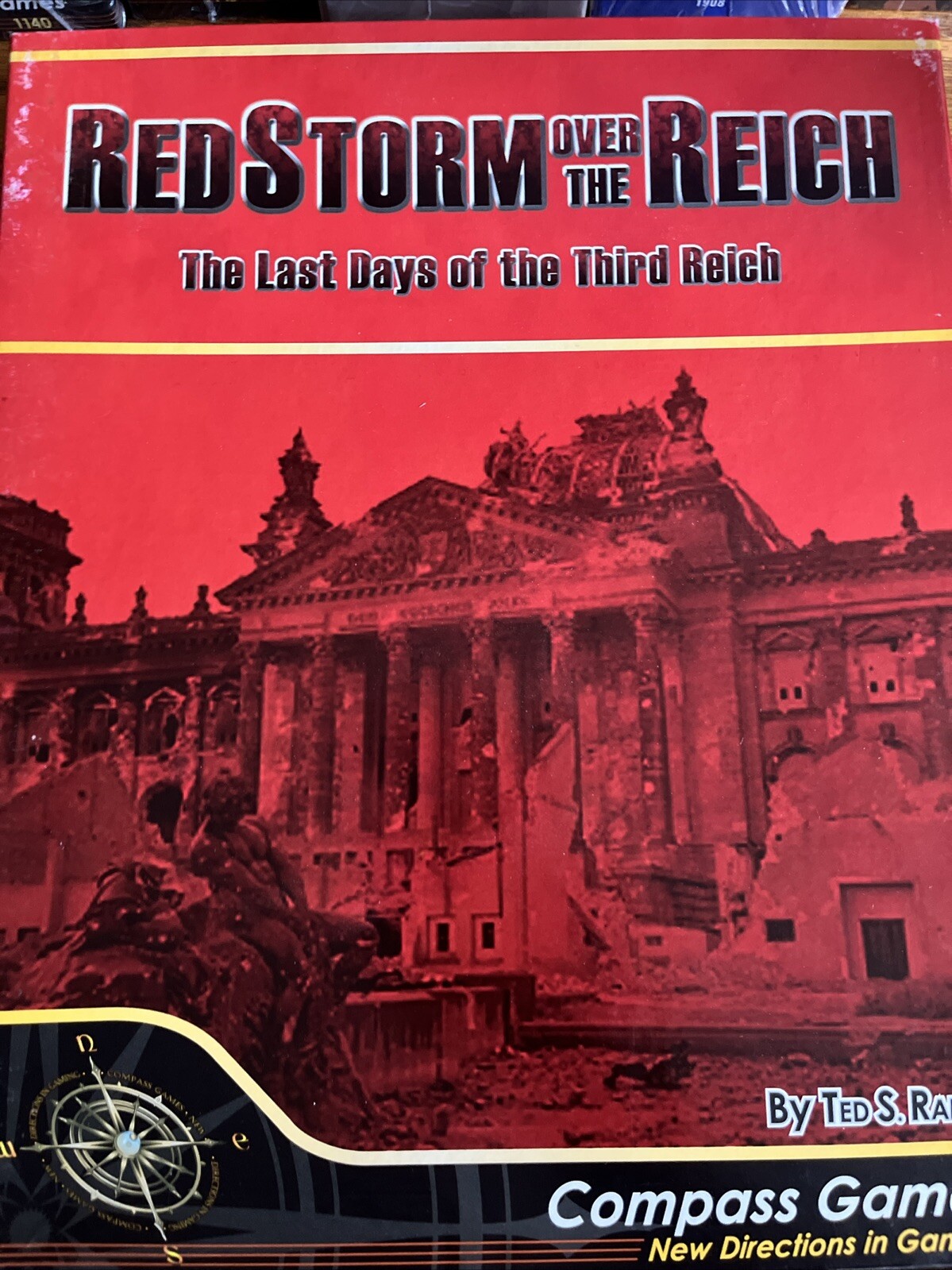 Compass Games Red Storm Over the Reich Box unpunched