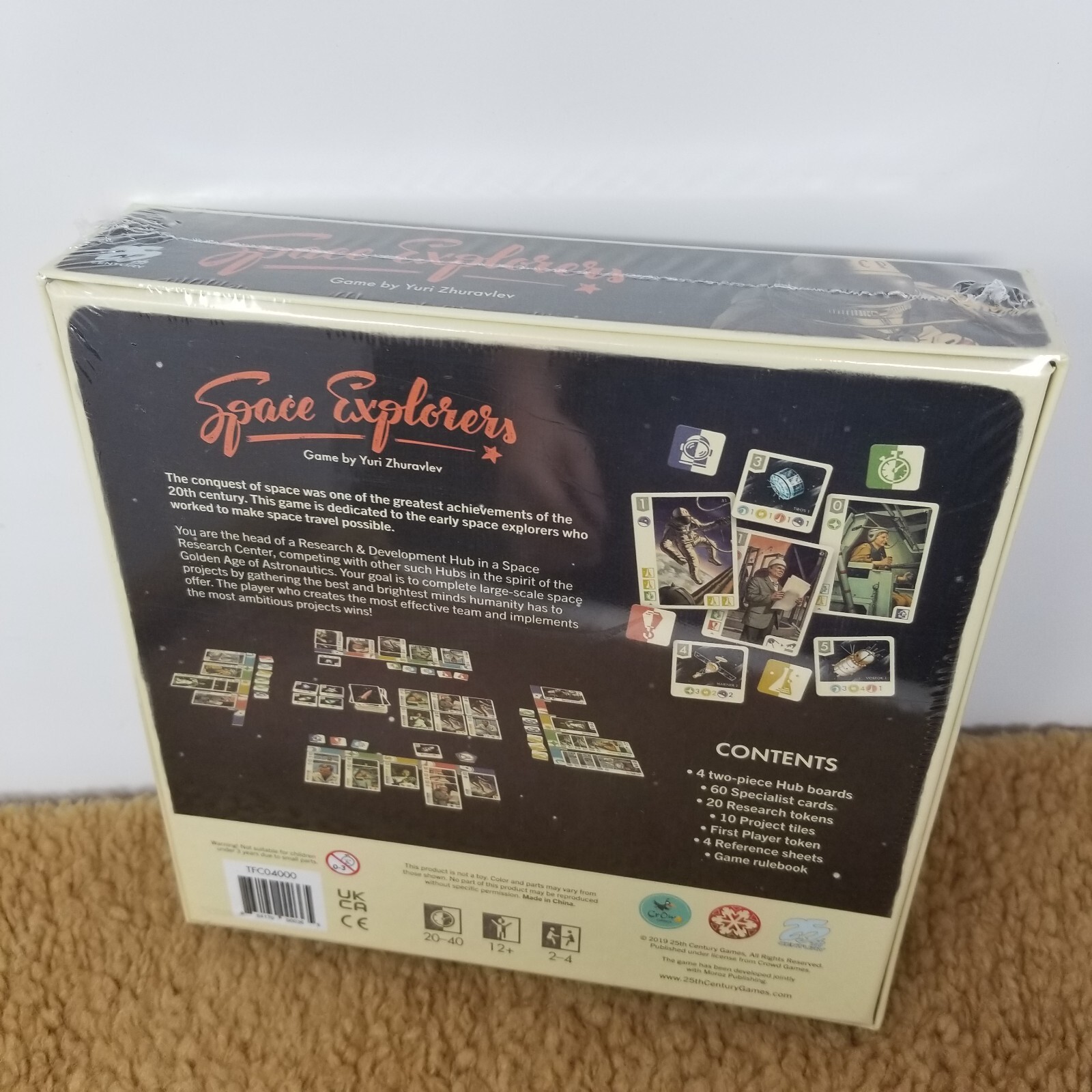 Space Explorers Game by Yuri Zhuravlev 25th Century Games NEW SEALED