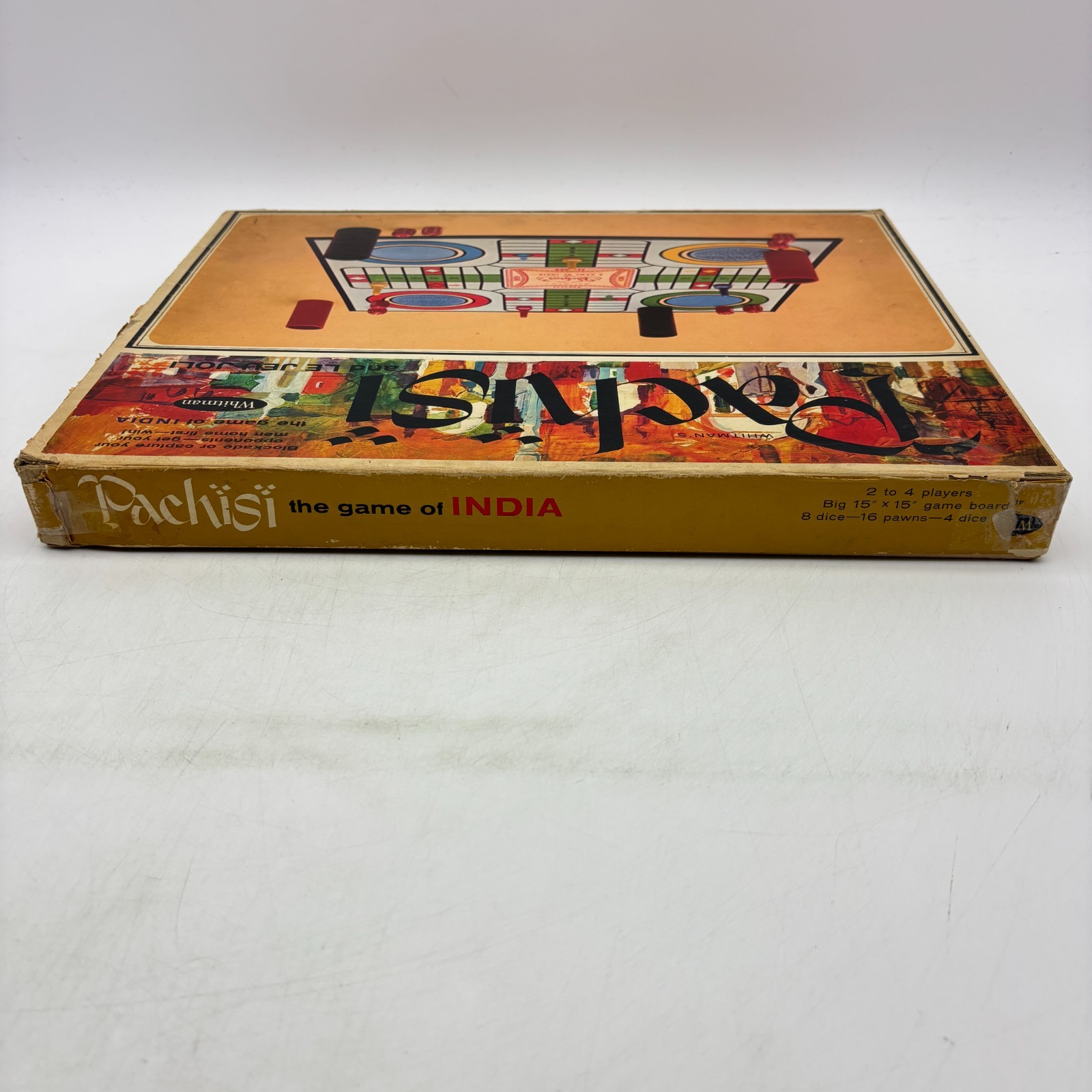 VINTAGE Pachisi and Le Jeu Joli COMPLETE Whitman 1967 Parcheesi Classic India